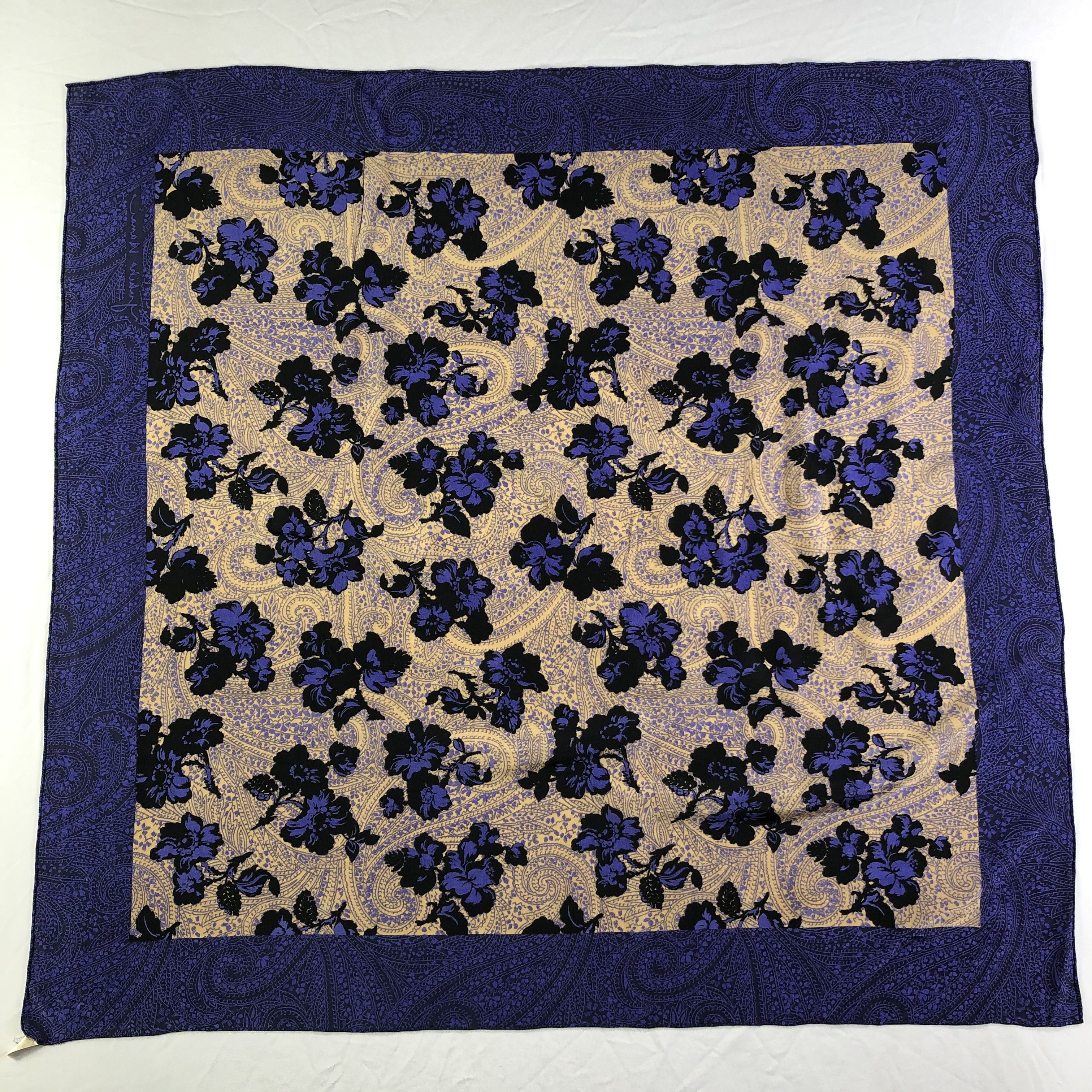 Vintage Vintage Silk Scarf Size ONE SIZE - 2 Thumbnail