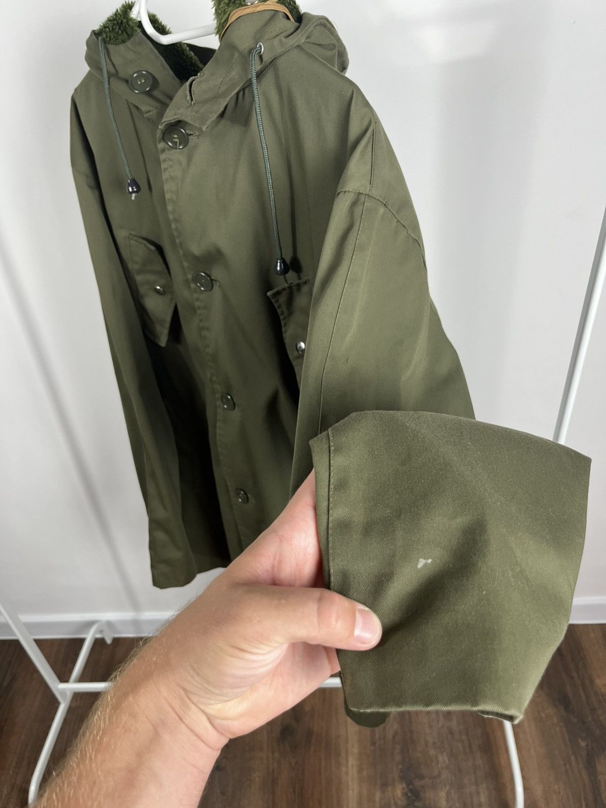 Other Military Green Field Parka Jacket Acrylic Lining Hooded Size US M / EU 48-50 / 2 - 3 Thumbnail
