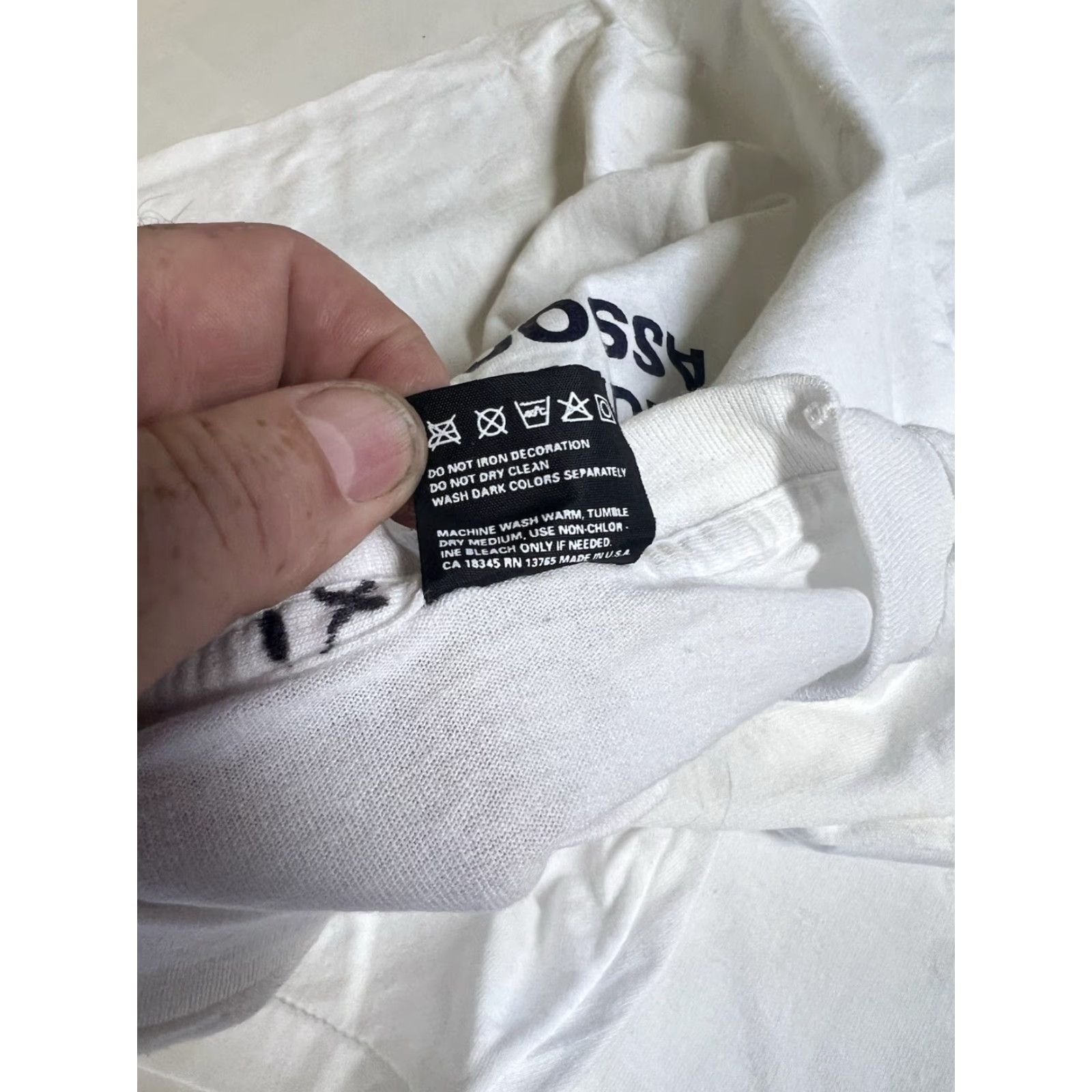 Fruit Of The Loom VINTAGE Fruit of the Loom T-Shirt XL White Unisex Adults Short Sleeve Crew Neck Single Stitch Graphic 1960s 1970s style Shirts Mustang? Size US XL / EU 56 / 4 - 6 Thumbnail