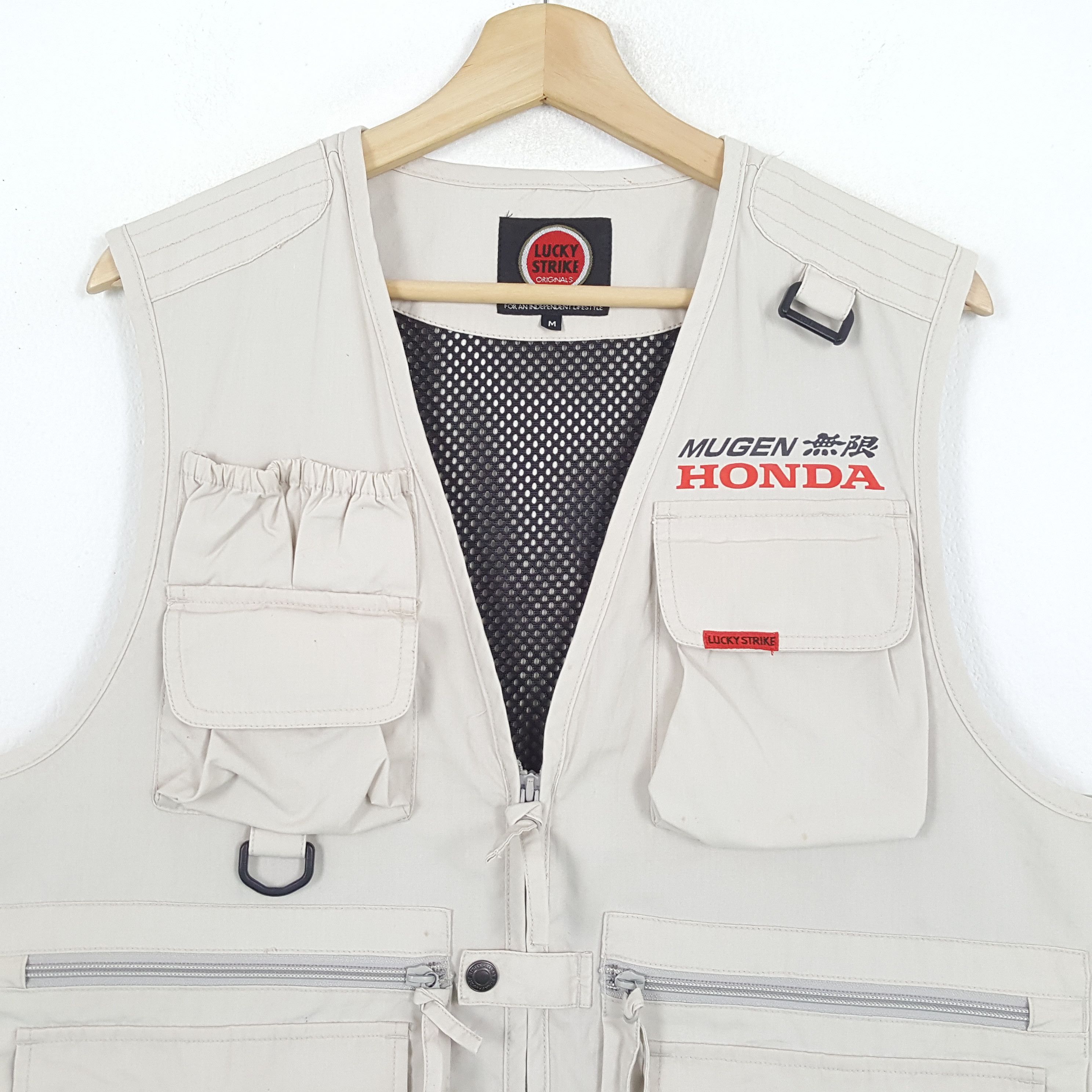 Honda × Vintage Vintage MUGEN HONDA Japanese Racing Team Custom Vest Size US M / EU 48-50 / 2 - 4 Thumbnail