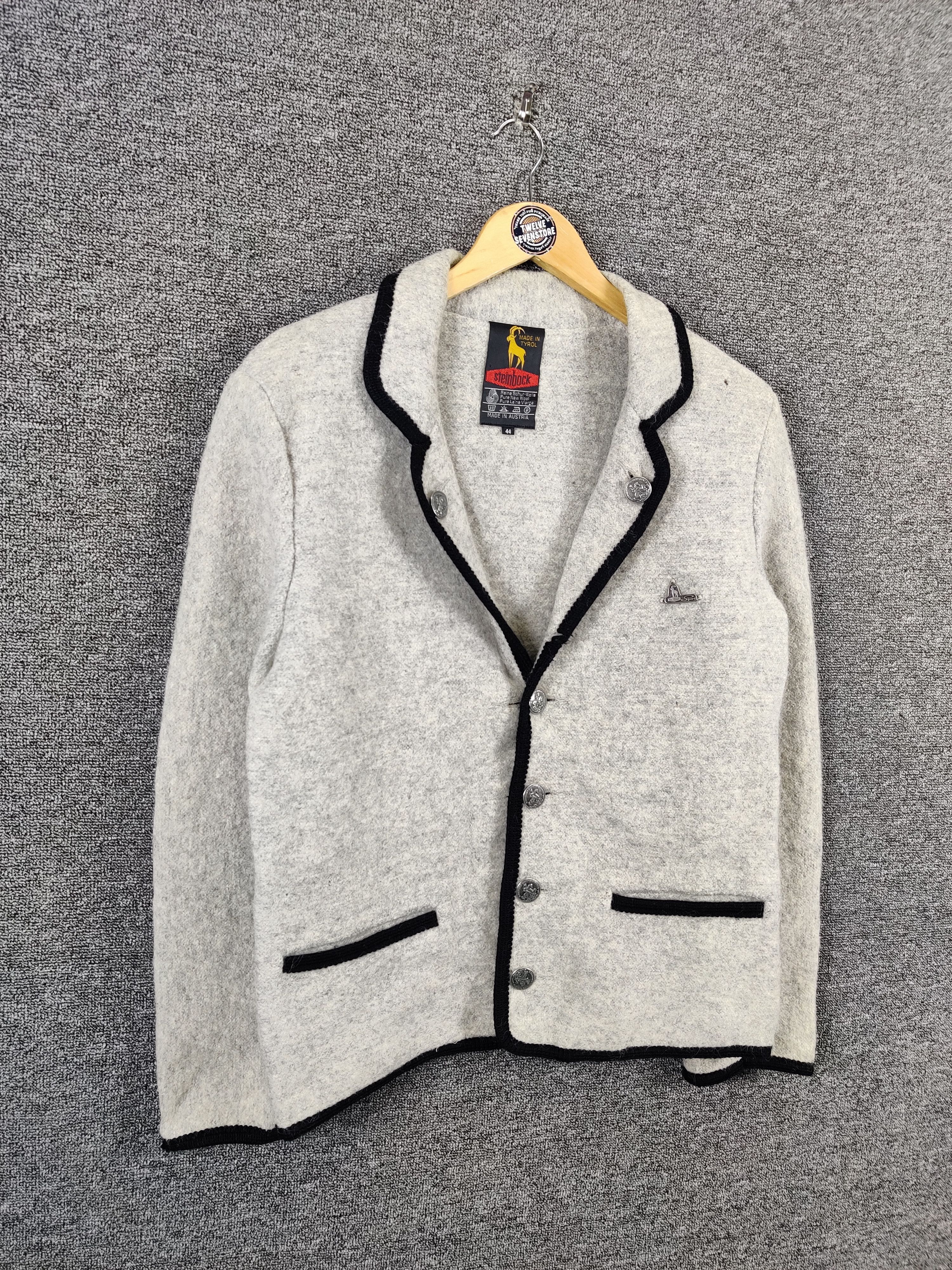 Stein Vintage Steinbock Wool Tweed Jacket Size US M / EU 48-50 / 2 - 5 Thumbnail