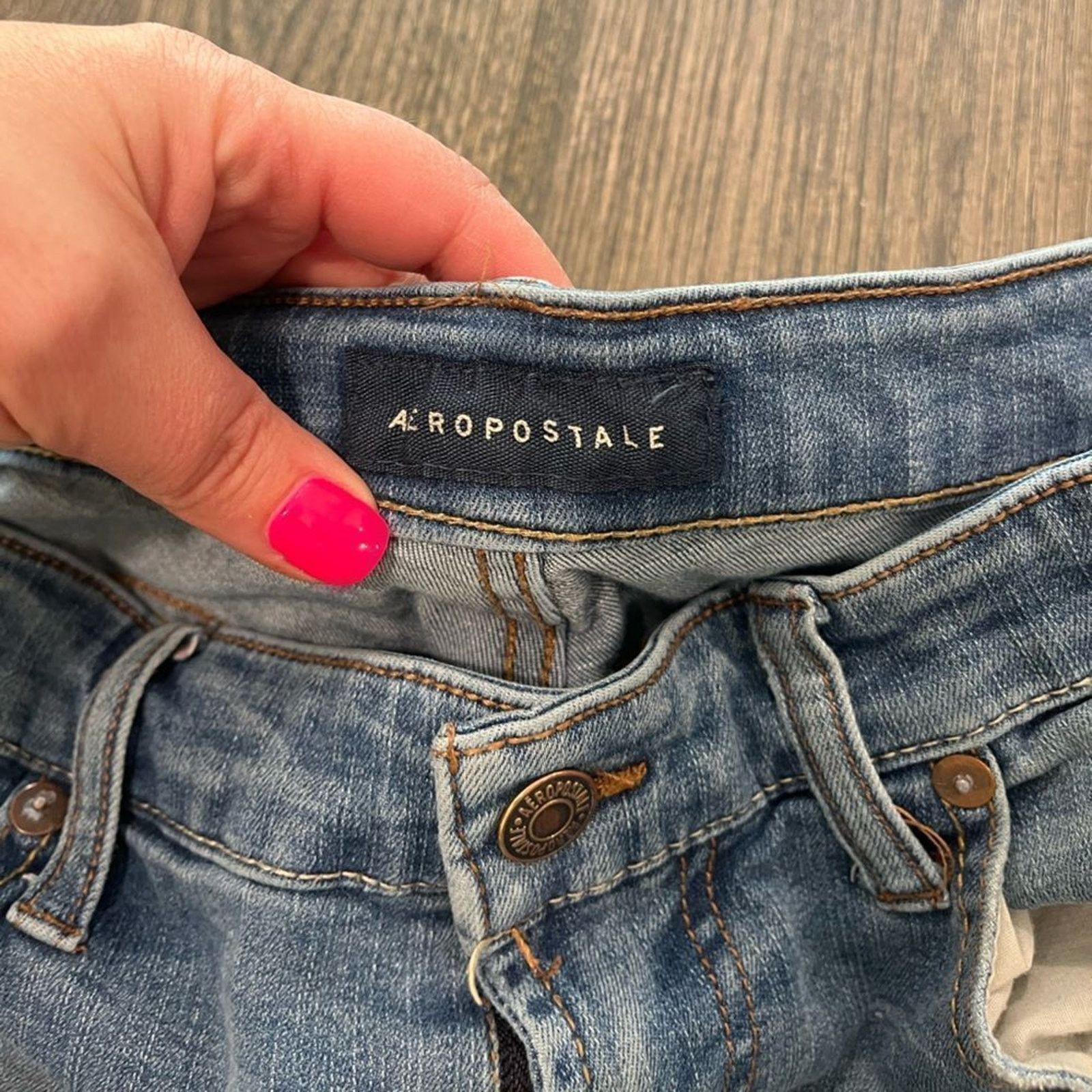 Aeropostale Aeropostale Super Skinny Jeans Distressed Size 32/30 Size US 32 / EU 48 - 11 Thumbnail