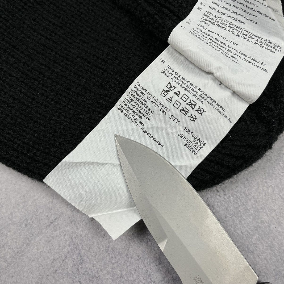 Carhartt Vintage Carhartt rib knit beanie hat 90’s Size ONE SIZE - 8 Thumbnail