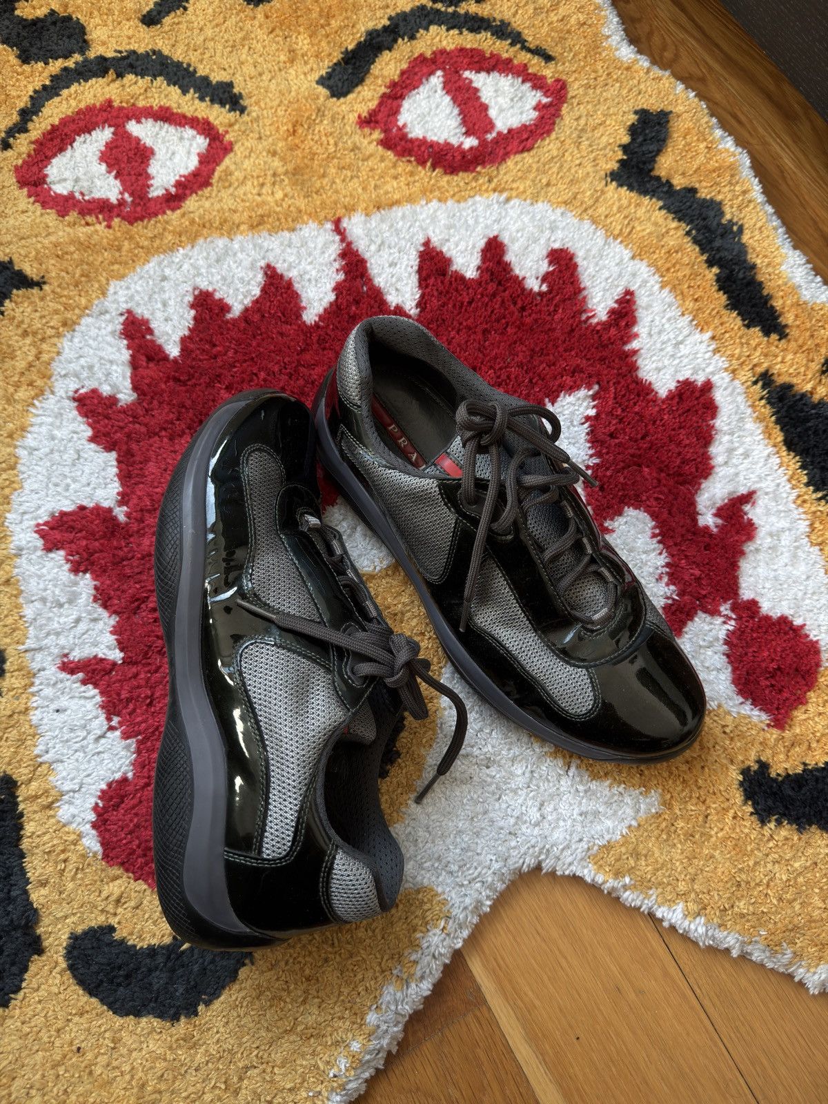 Prada Prada Cups Asphalt Grey/Forest Green Size US 7 / EU 40 - 1 Thumbnail