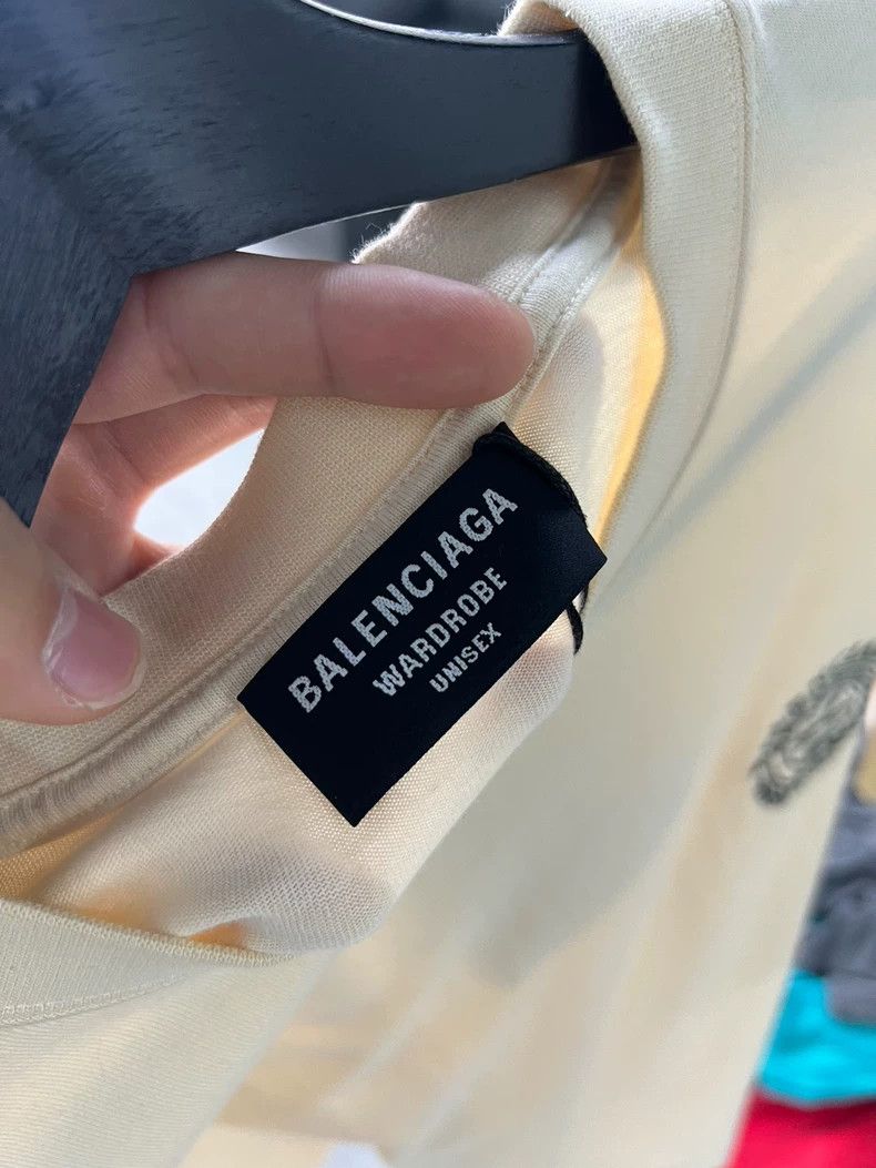 Balenciaga Balenciaga Wheat ear scissors embroidered Logo short sleev Size US XS / EU 42 / 0 - 5 Thumbnail