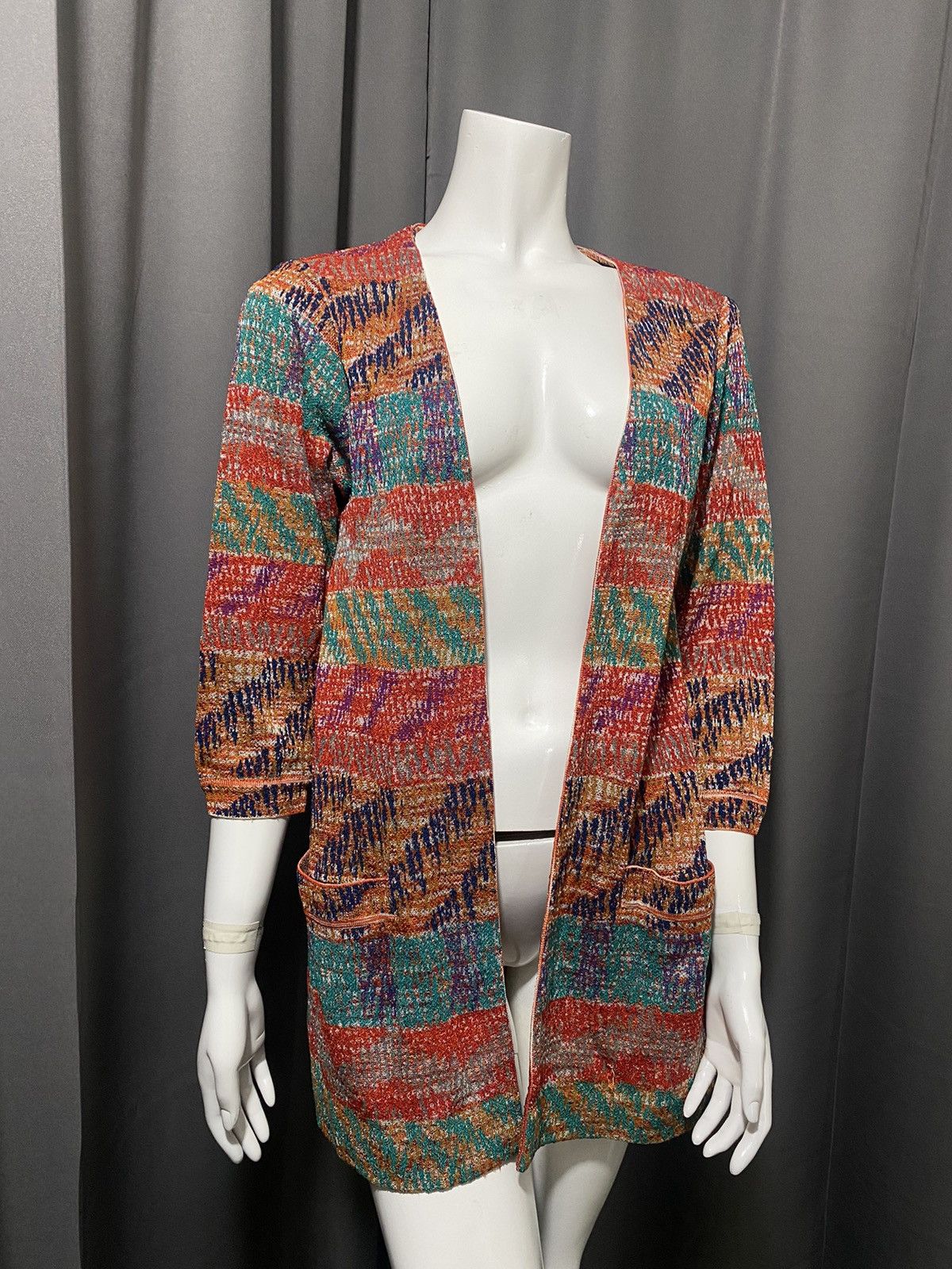 Missoni Archive Missoni Multicolored Knit Cardigan Size M / US 6-8 / IT 42-44 - 2 Thumbnail