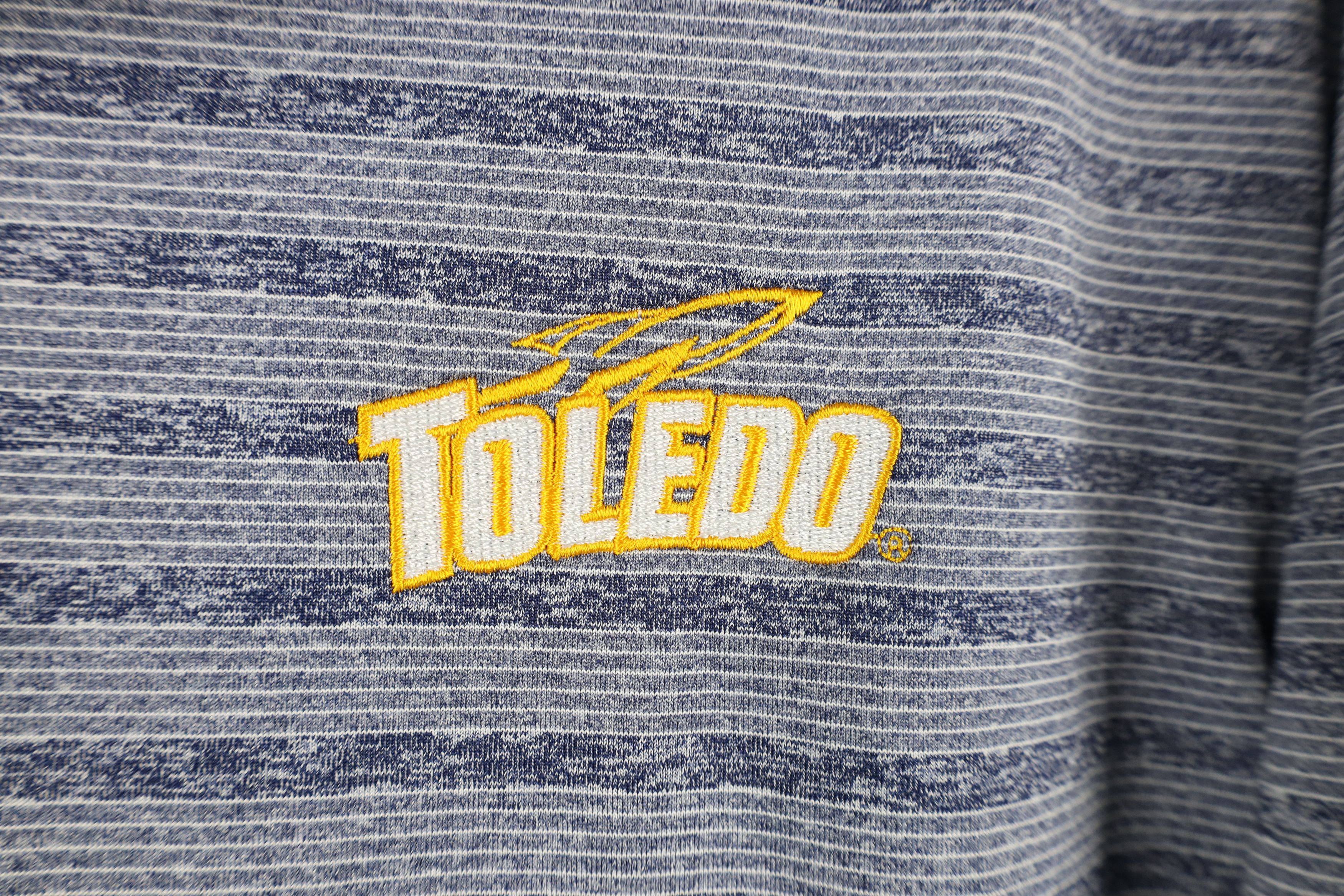 Nike × Vintage Nike University of Toledo Football Golf Polo Shirt Blue Size US L / EU 52-54 / 3 - 4 Thumbnail
