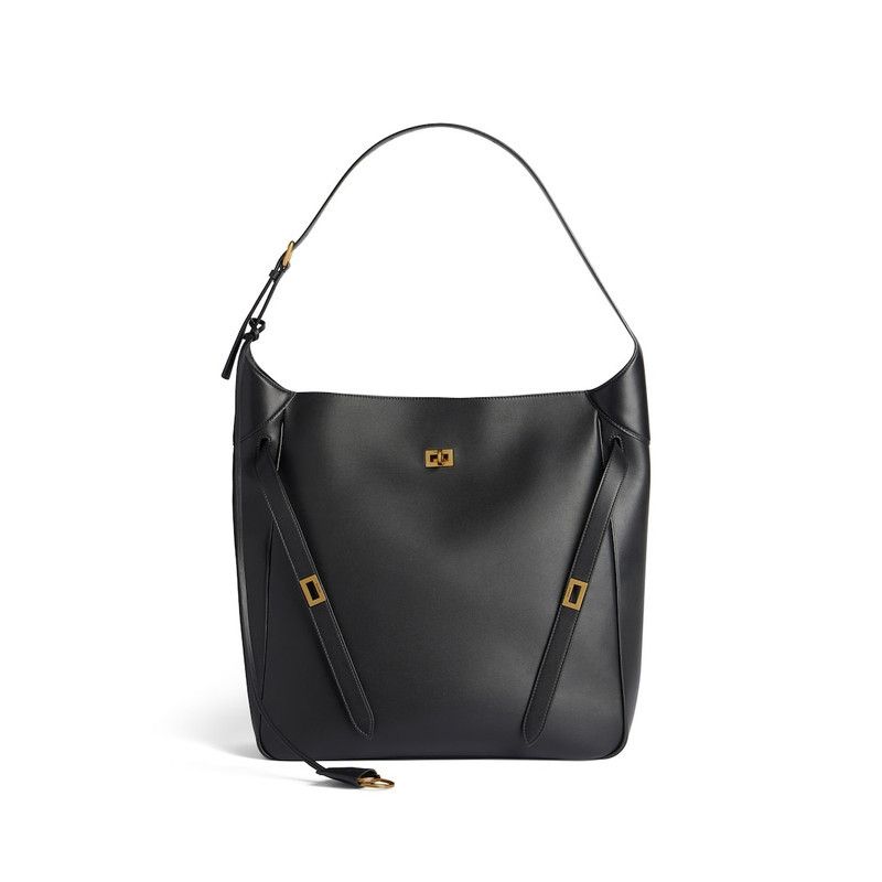 Balenciaga o1srvl11e0326 Size: OS / Bel Air Large Hobo Bag in Black Size ONE SIZE - 1 Thumbnail
