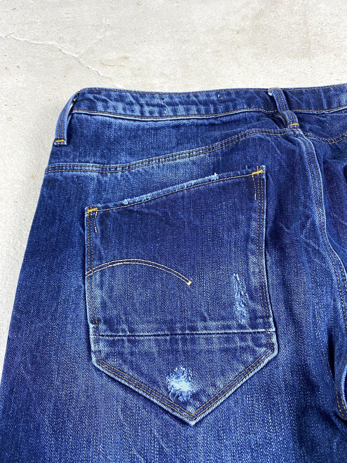 G-Star Distressed G Star Raw 3d Denim Pants Patchwork Japan Size US 30 / EU 46 - 22 Thumbnail