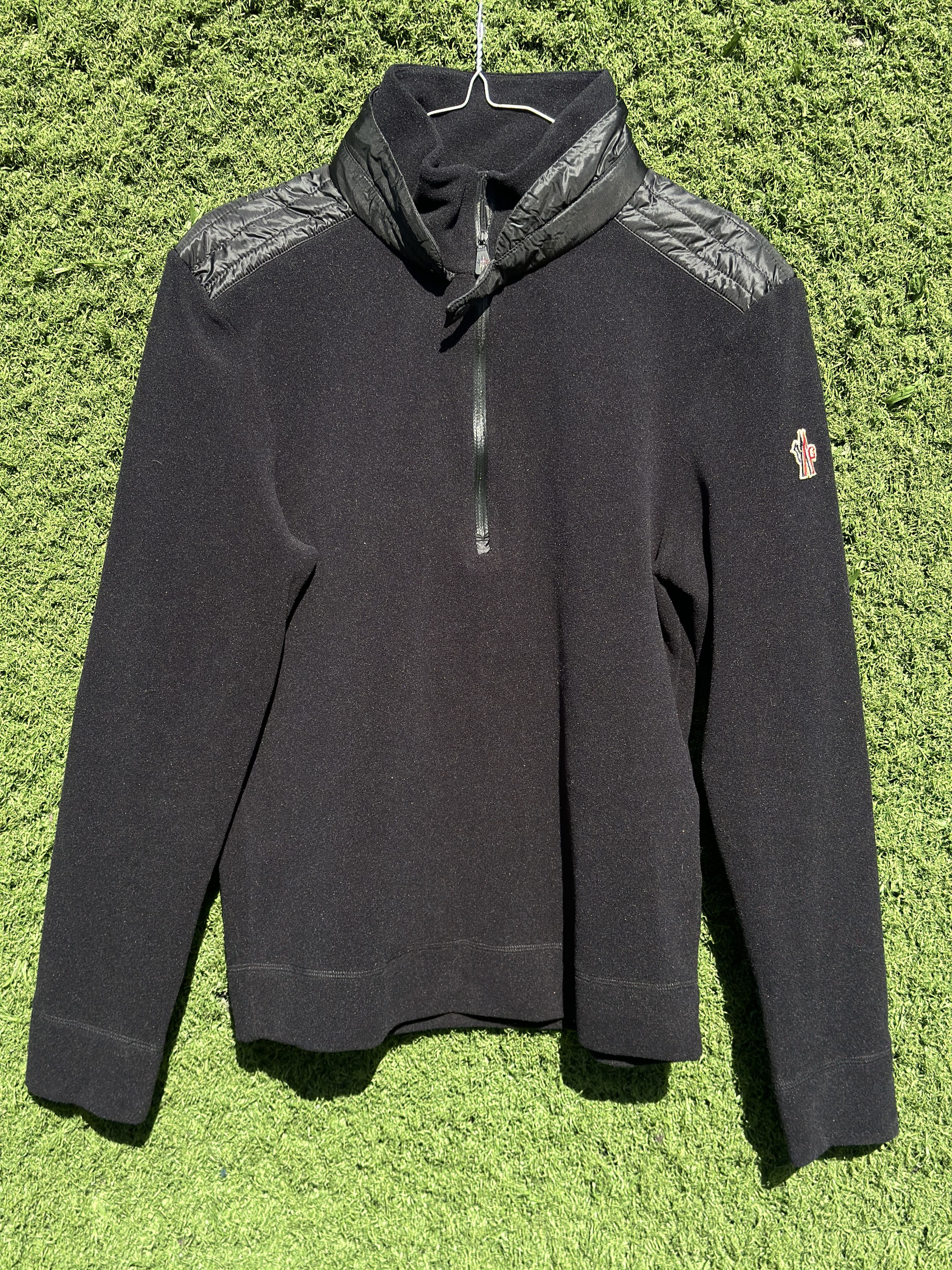 Moncler Moncler Grenoble Half Zip Technical Fleece Sweater Size L Size L / US 10 / IT 46 - 1 Thumbnail