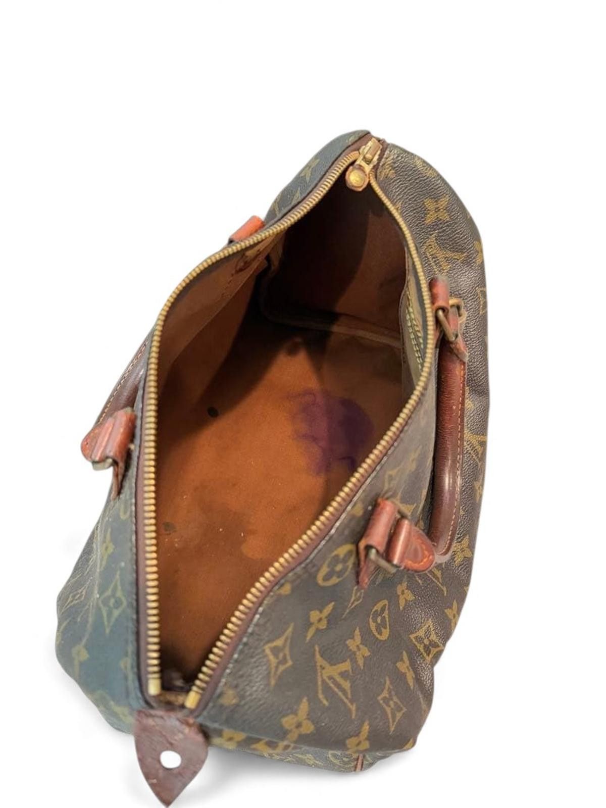 Louis Vuitton Louis Vuitton - Vintage Monogram Canvas Speedy 25 Handbag Size ONE SIZE - 4 Thumbnail
