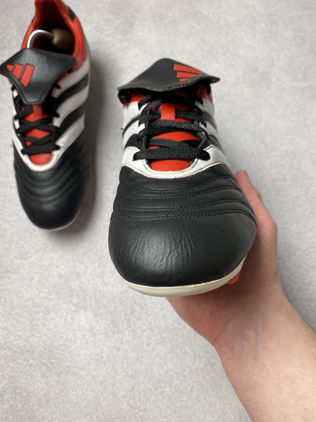 Vintage 🖤❤️ Vintage Adidas Predator TRX Firm Ground Soccer cleats Size US 12.5 / EU 45-46 - 10 Thumbnail