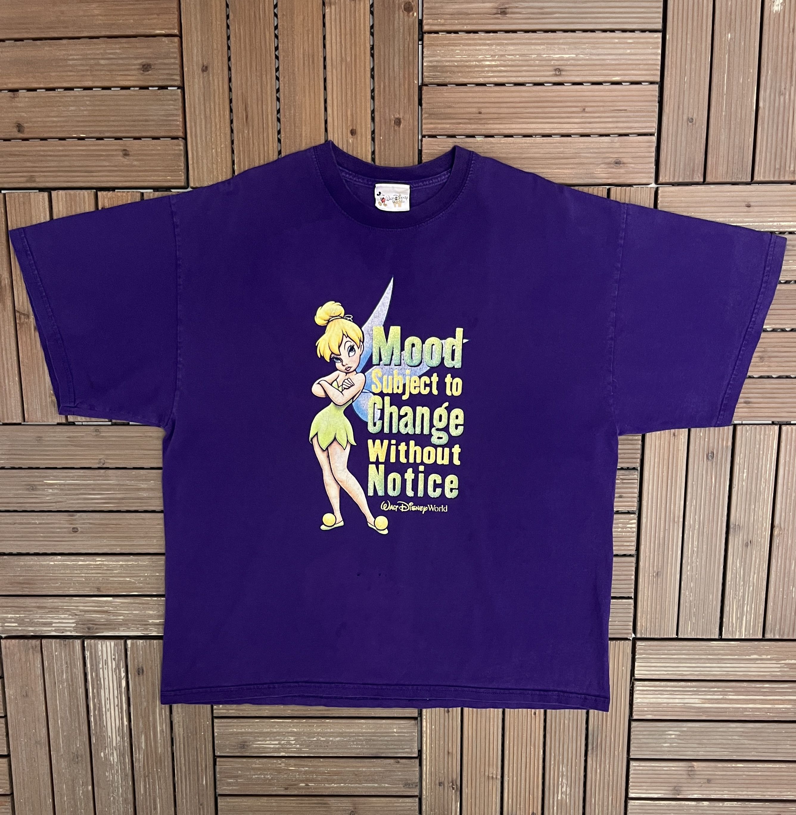 Vintage Tinkerbell Mood Subject To Change Vintage T-Shirt Tee Size US XL / EU 56 / 4 - 1 Thumbnail