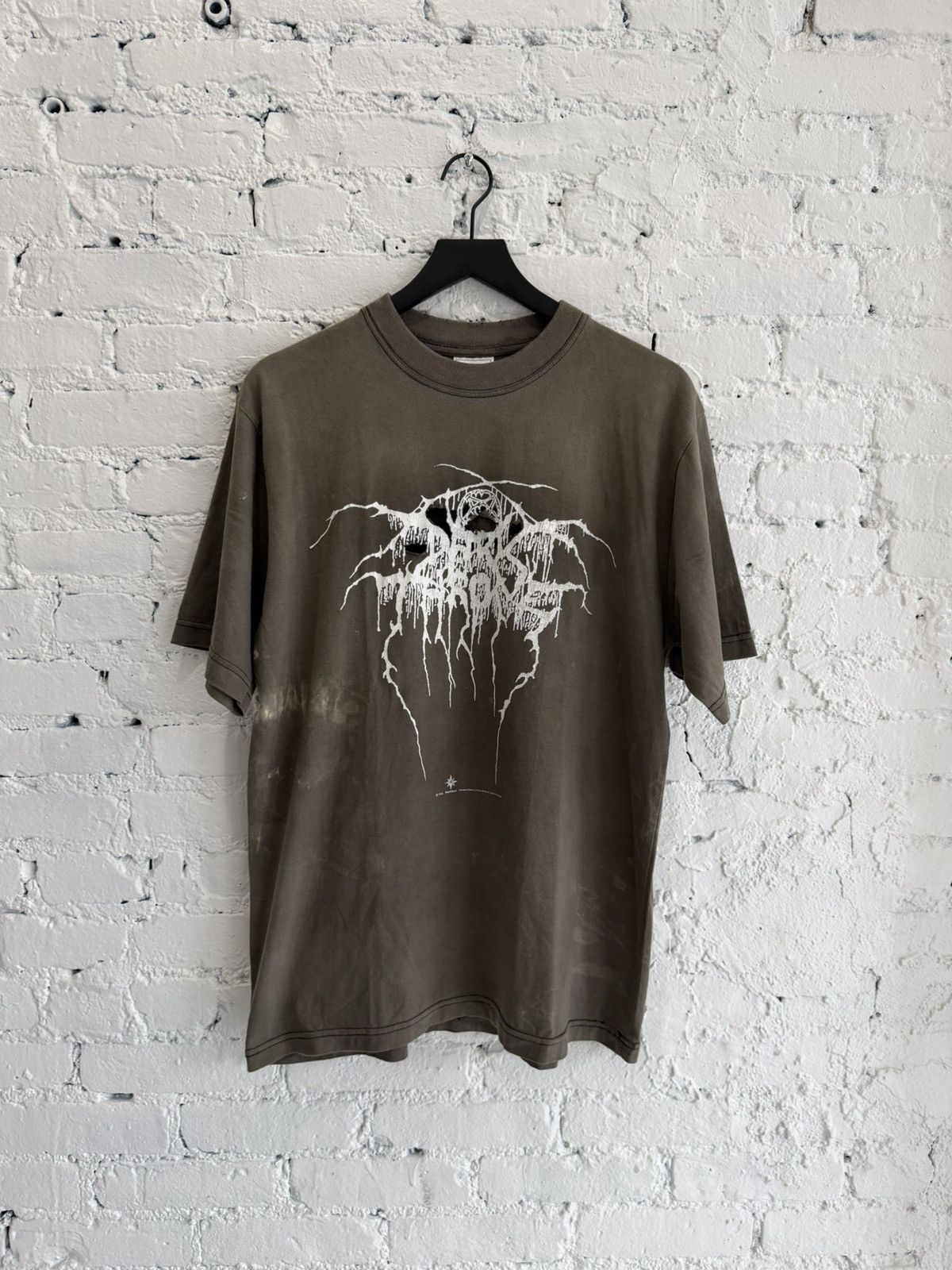Vintage 1998 DARK THRONE ‘AS WOLFS AMONG SHEEP’ TEE Size US XL / EU 56 / 4 - 1 Thumbnail