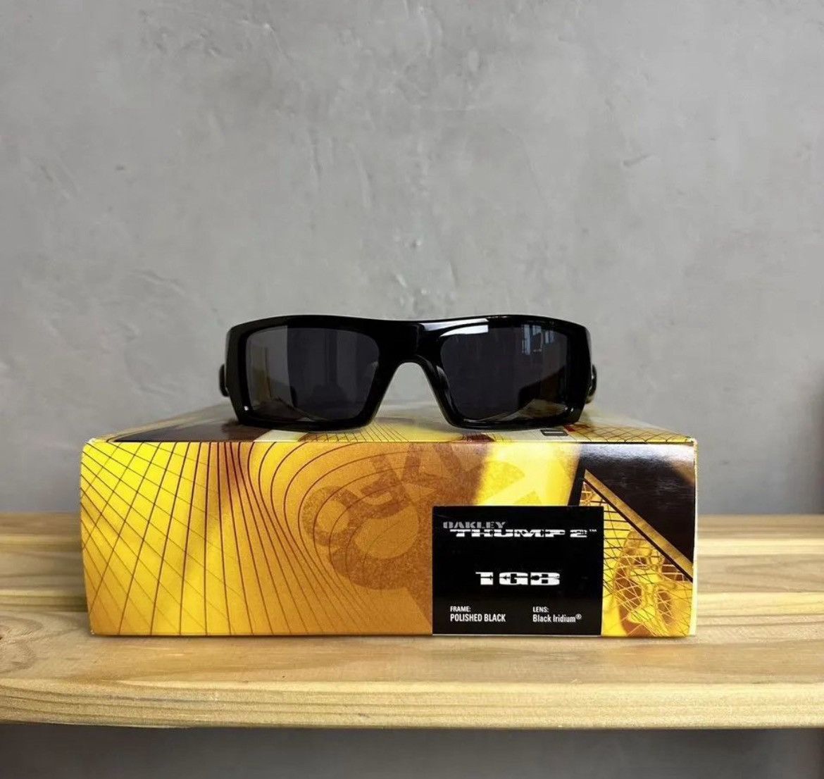 Oakley Oakley Thump 2 Polished Black Iridium Vintage 00s Size ONE SIZE - 4 Thumbnail