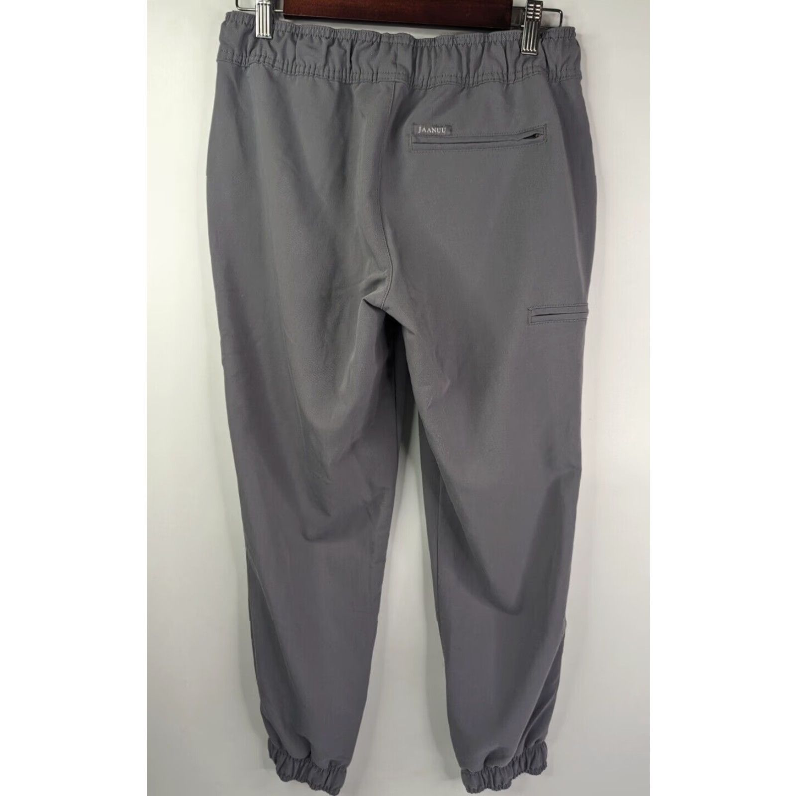 Essentials Jaanuu Jogger Scrub Grey Pants Women's Small Petite Essential 5 Pocket J95124P Size 28" / US 6 / IT 42 - 4 Thumbnail