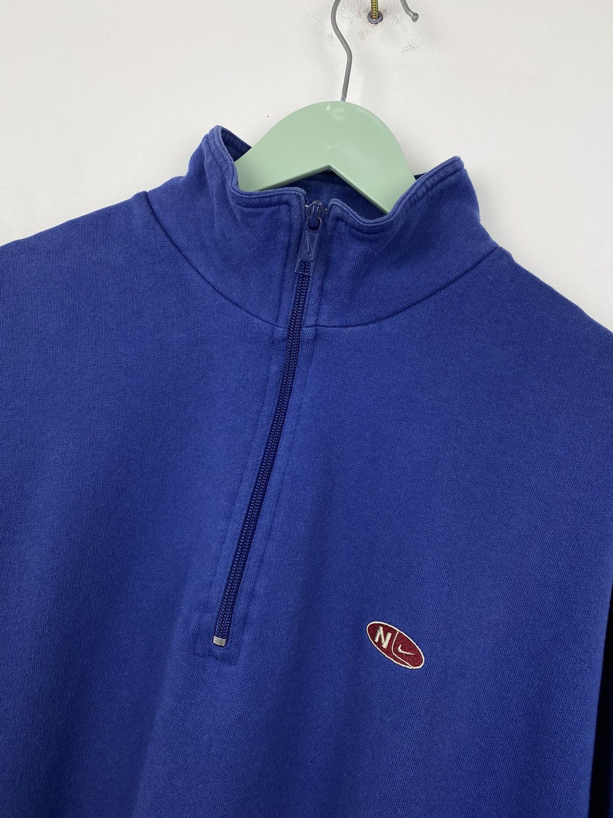 Nike Vintage Nike 1/3 Zip Sweatshirt Stussy Ed Hardy Von Dutch Size US L / EU 52-54 / 3 - 2 Thumbnail