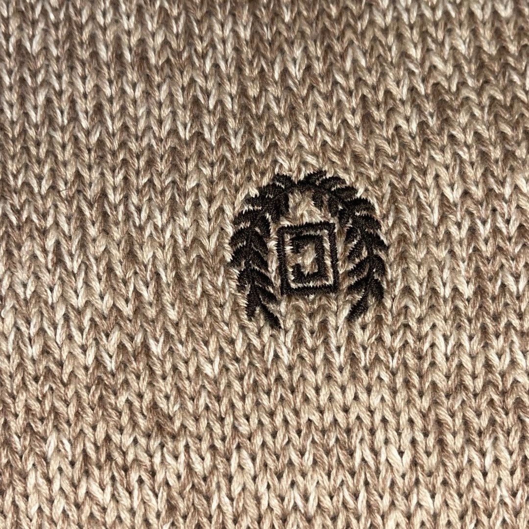 Chaps Brown Quarter Button Knit Sweater Long Sleeve elbow Patch Size US XXL / EU 58 / 5 - 4 Thumbnail