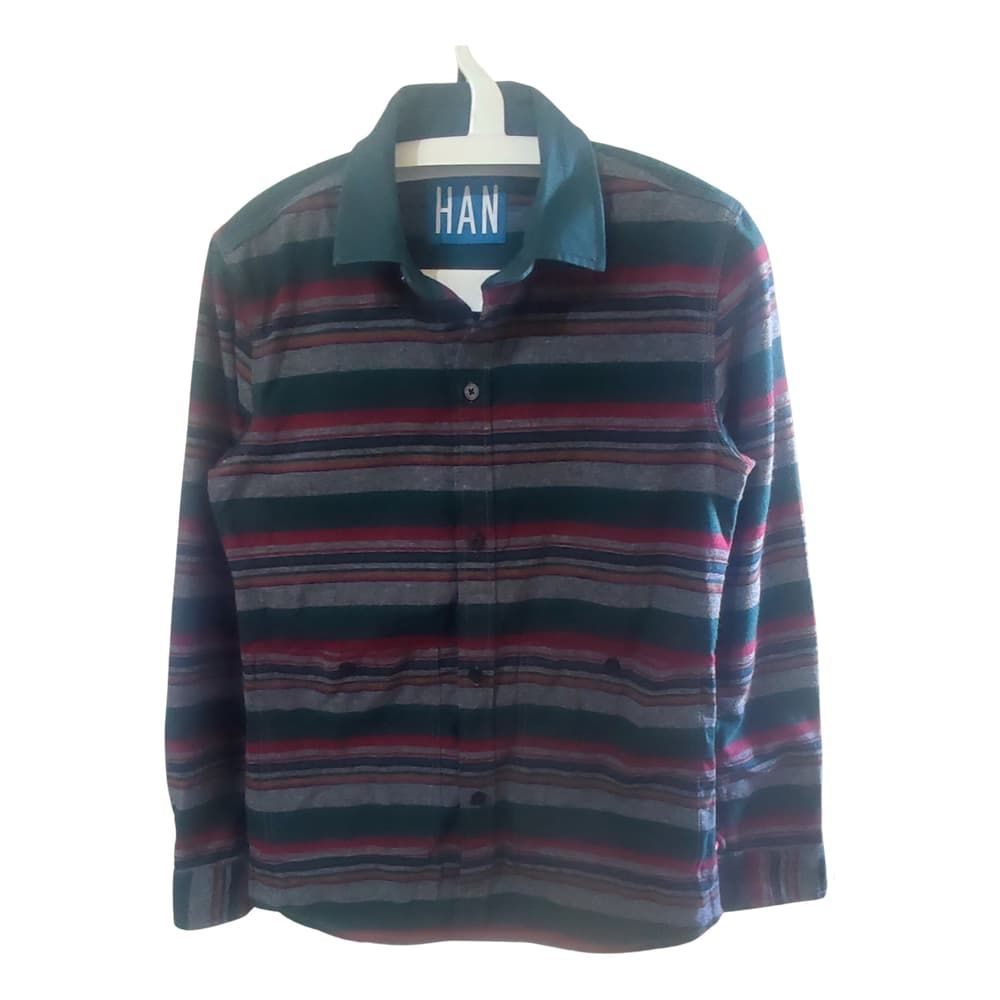 Han Kjobenhavn New HAN KJOBENHAVN wool blend striped shirt jacket ...