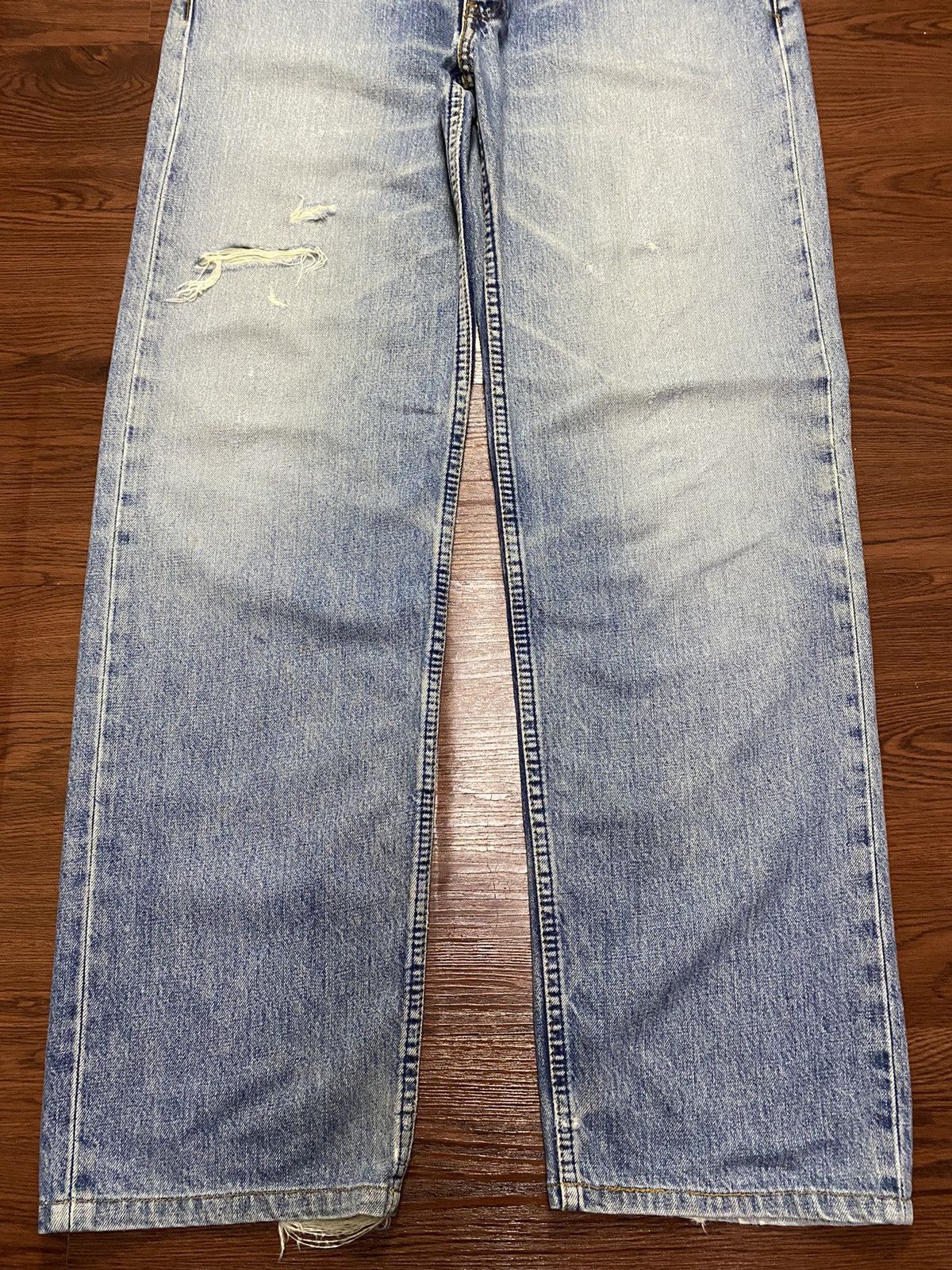 Levi's Vintage Clothing Vintage Levis503 80’s Faded Wash Distressed Loose Jeans Size US 36 / EU 52 - 5 Thumbnail