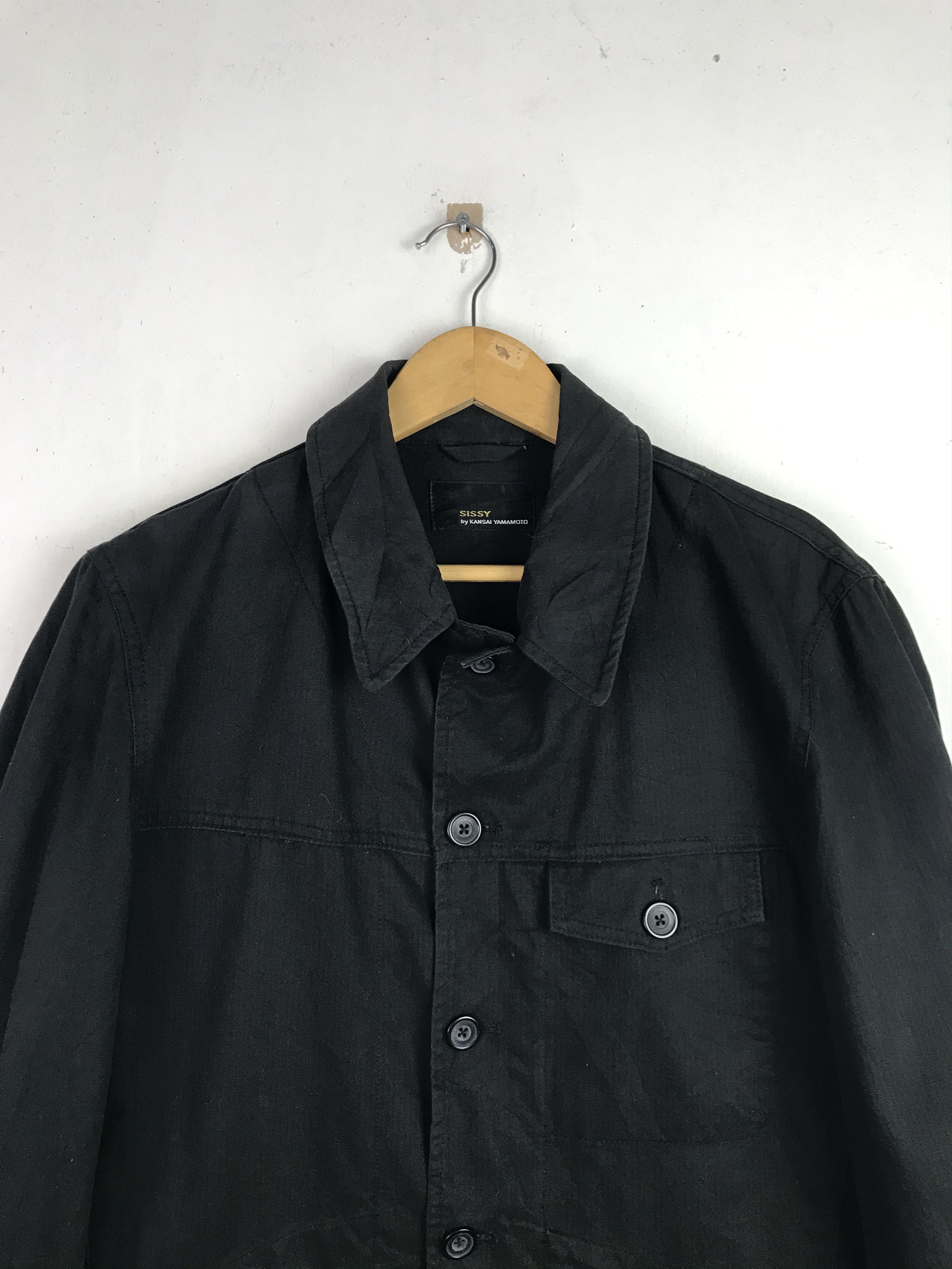 Japanese Brand Vintage Rare Design Kansai Yamamoto Buttons Ups Jacket Size US L / EU 52-54 / 3 - 7 Thumbnail