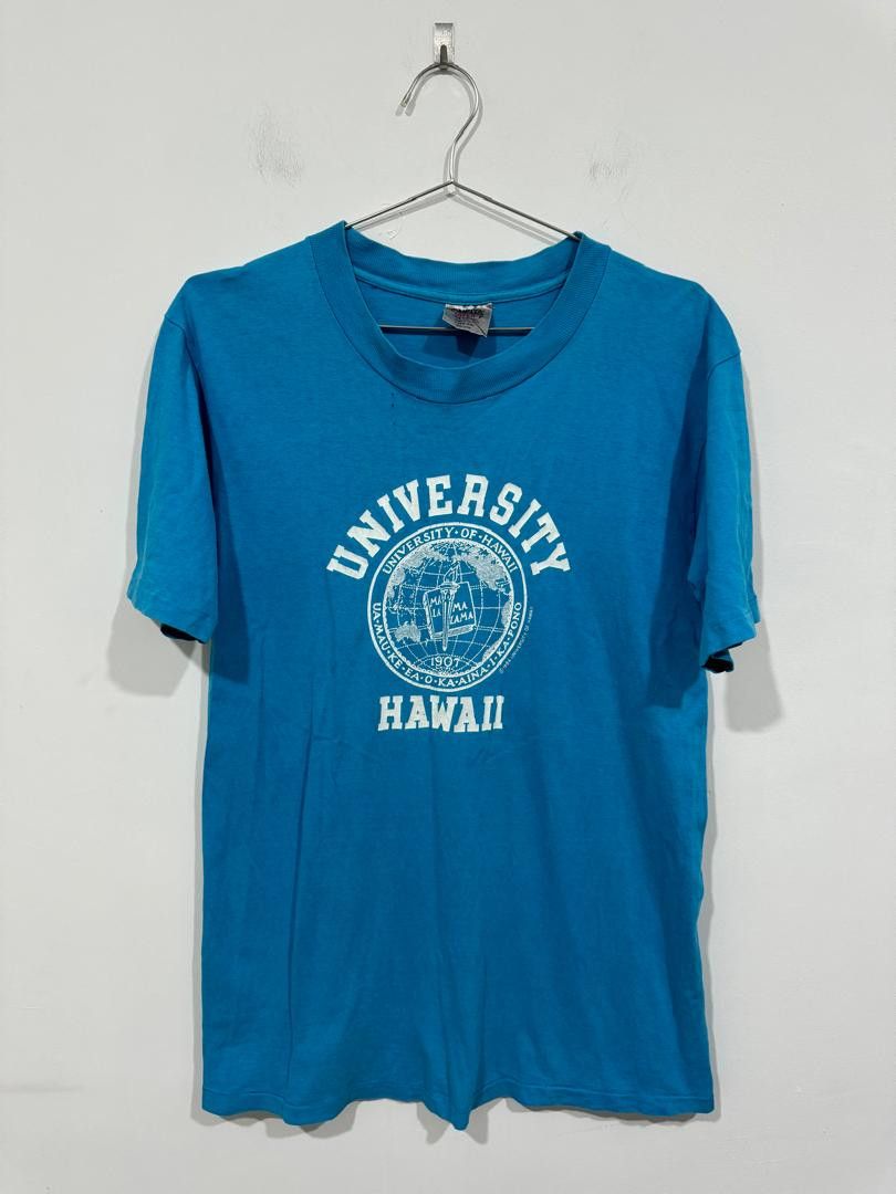 Vintage Vintage 80s University Of Hawaii Tee Size US L / EU 52-54 / 3 - 1 Thumbnail