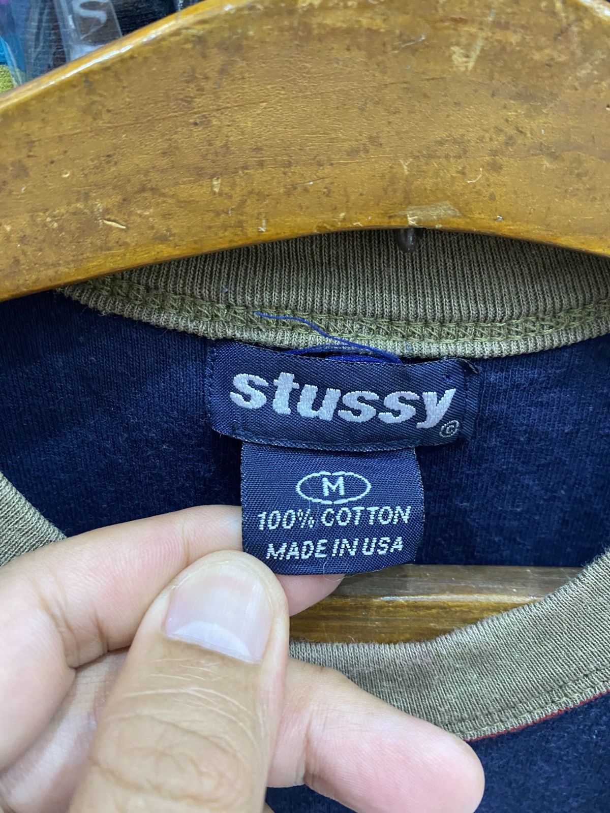 Stussy VINTAGE RINGER STUSSY Size US S / EU 44-46 / 1 - 5 Thumbnail