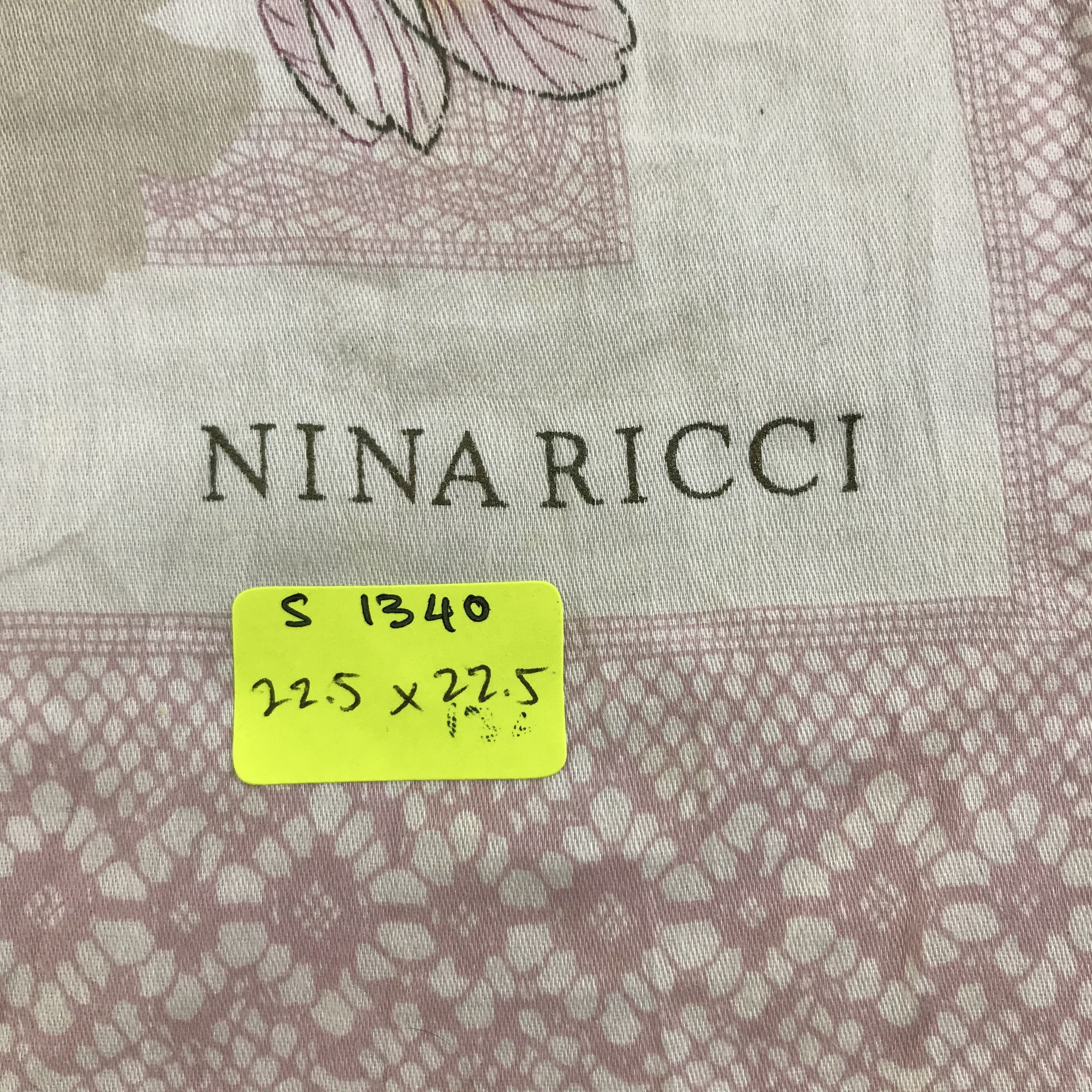 Nina Ricci × Vintage Nina Ricci Bandana / Handkerchief / Neckerchief - S1340 Size ONE SIZE - 5 Thumbnail