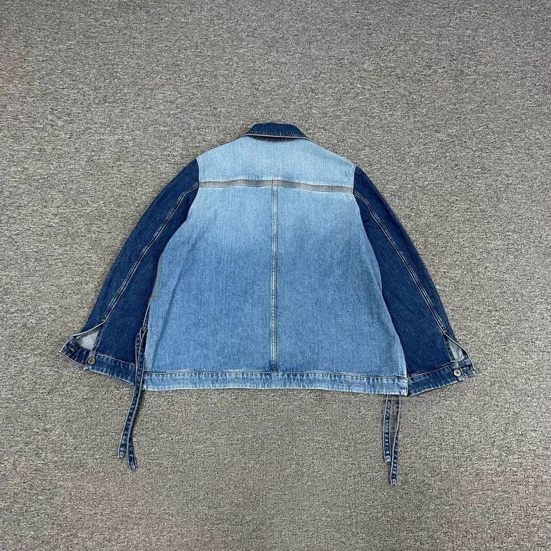 Loewe Loewe Leather label color block, denim jacket Size XS / US 0-2 / IT 36-38 - 2 Thumbnail