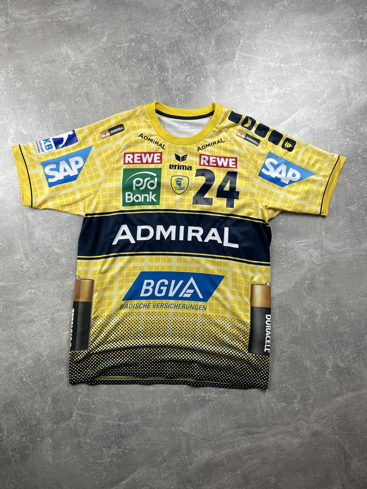 Erima Erima Rhein-Neckar Löwen Jersey #24 DKB Admiral SAP Shirt Size US L / EU 52-54 / 3 - 2 Thumbnail