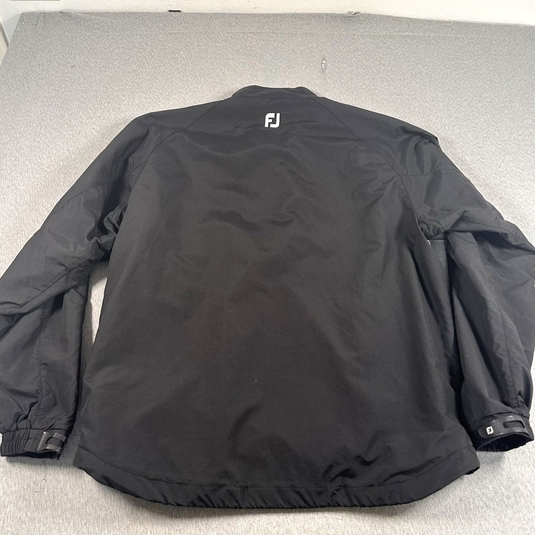Footjoy FootJoy Jacket Men M Black Performance Half Zip Windbreaker Golf Lightweight Size US M / EU 48-50 / 2 - 4 Thumbnail