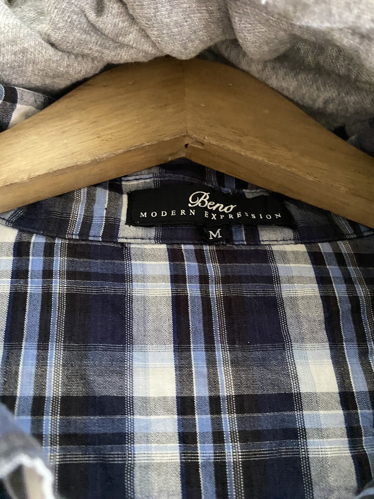 If Six Was Nine × Japanese Brand × Le Grande Bleu (L.G.B.) Vintage beno double layers button shirt hoodie Size US M / EU 48-50 / 2 - 5 Thumbnail