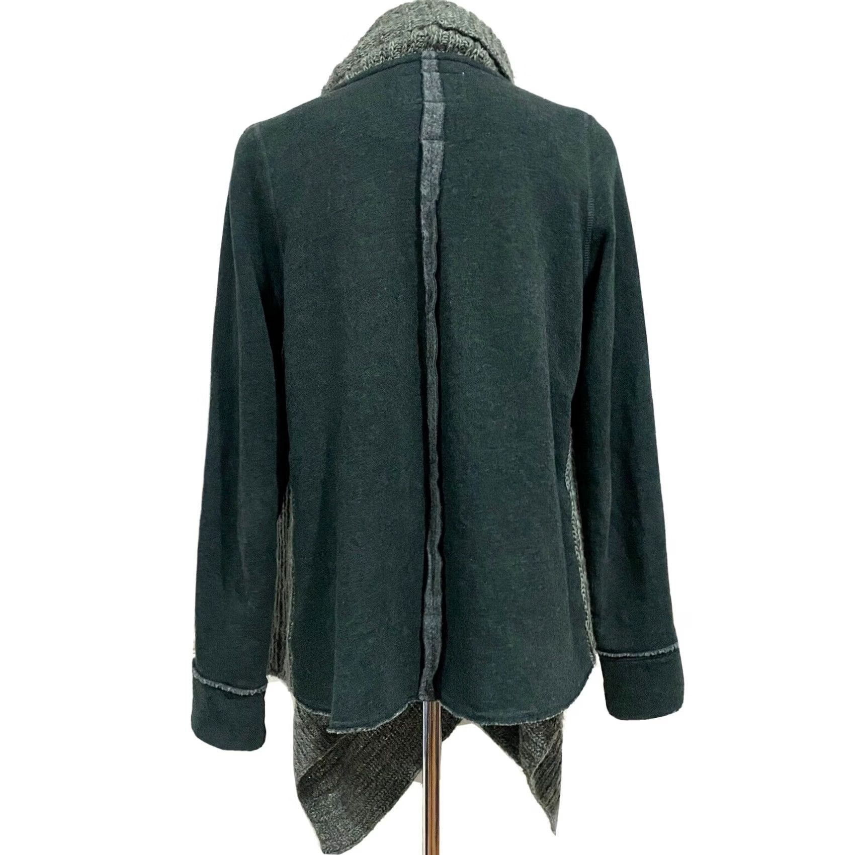 Anthropologie Saturday Sunday Anthropologie Cardigan Sweater Open Front Knit Green Sz M Womens Size M / US 6-8 / IT 42-44 - 5 Thumbnail