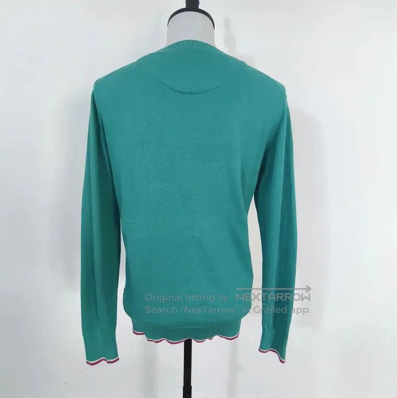 Burberry Burberry Men's Peacock Blue Cardigan Sweater. Size US M / EU 48-50 / 2 - 4 Thumbnail