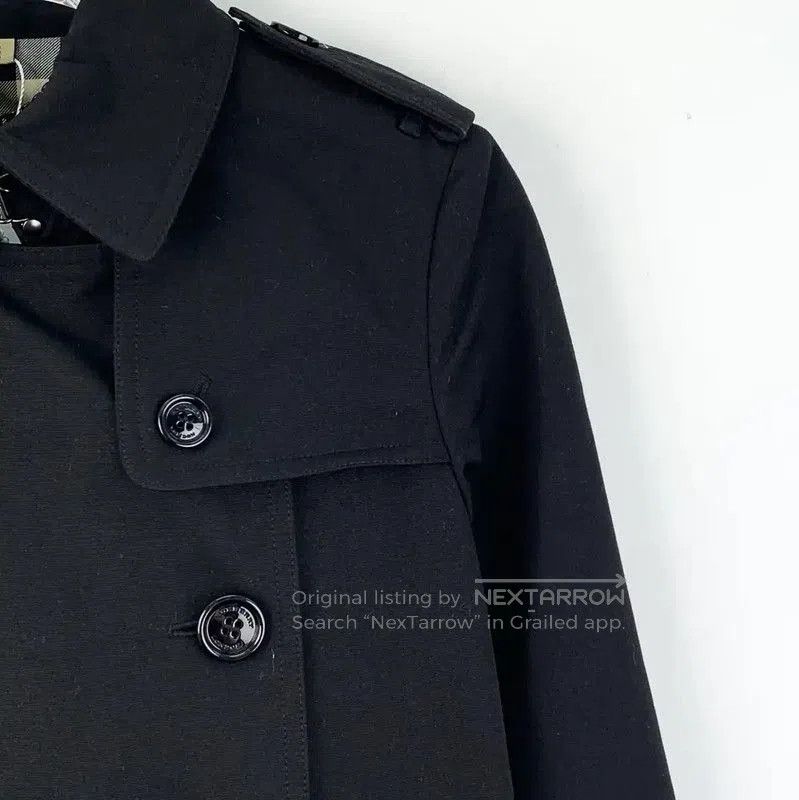 Burberry Burberry Women's Black Polyester Trench Coat. Size XS / US 0-2 / IT 36-38 - 3 Thumbnail