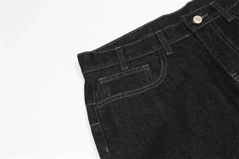 Japanese Brand Baggy hip hop skate straight y2k jeans Size US 32 / EU 48 - 5 Thumbnail
