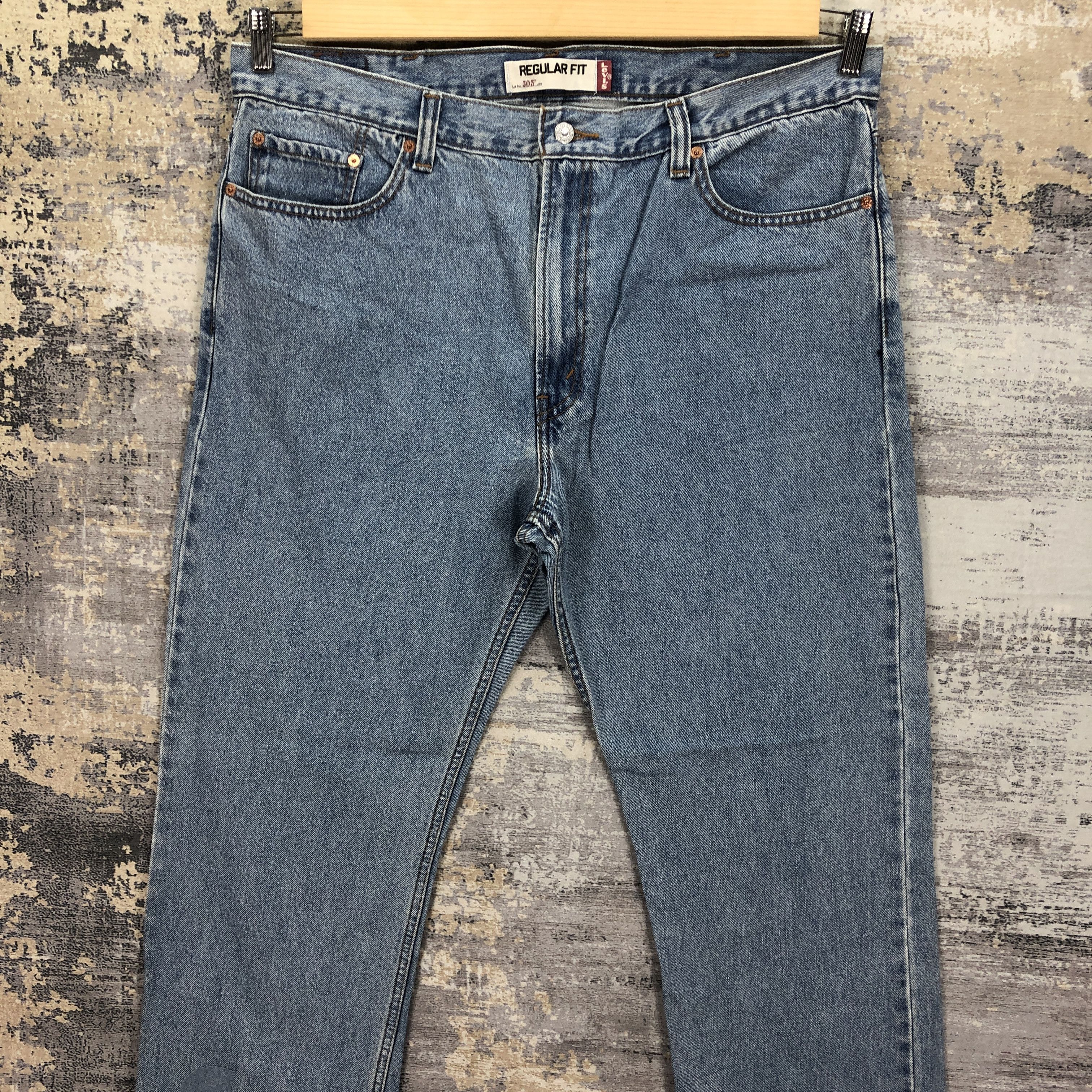 Levi's Vintage Y2K Levis Sun Faded Jeans Levi's Stone Wash Denim Size US 40 / EU 56 - 3 Thumbnail