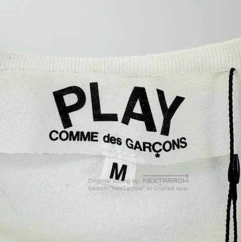 Comme des Garcons COMME des GARÇONS White Men's T-Shirt with Camo Detail . Size US M / EU 48-50 / 2 - 3 Thumbnail