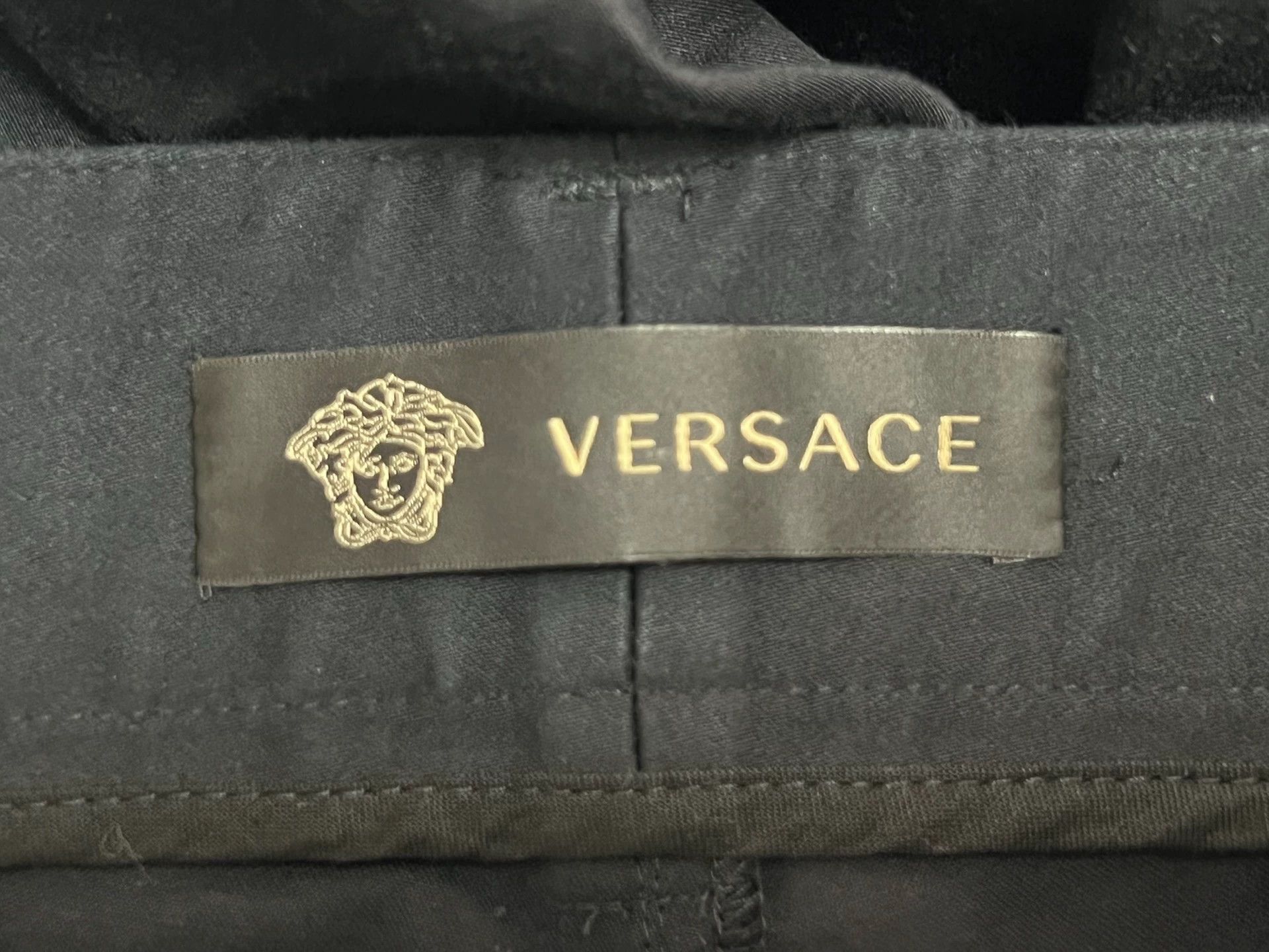 Versace Versace Men's Black Cargo Pants 54 Size US 38 / EU 54 - 4 Thumbnail