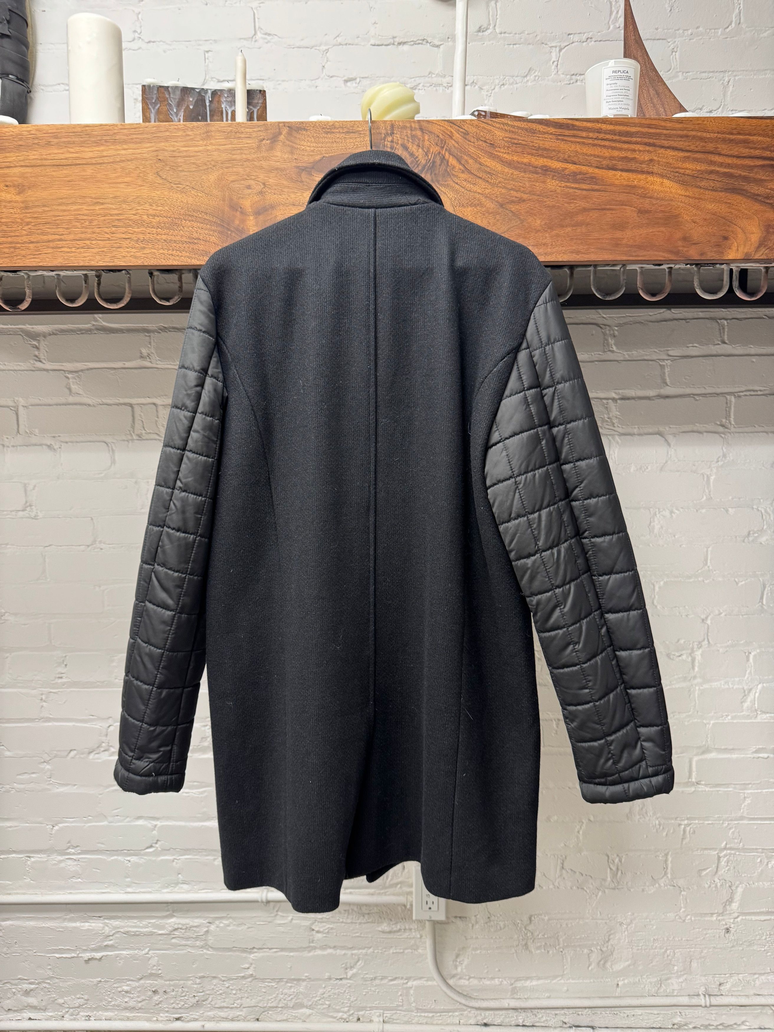 Balmain Balmain Quilted ‘Puffer Sleeve’ Wool Coat Size US M / EU 48-50 / 2 - 3 Thumbnail