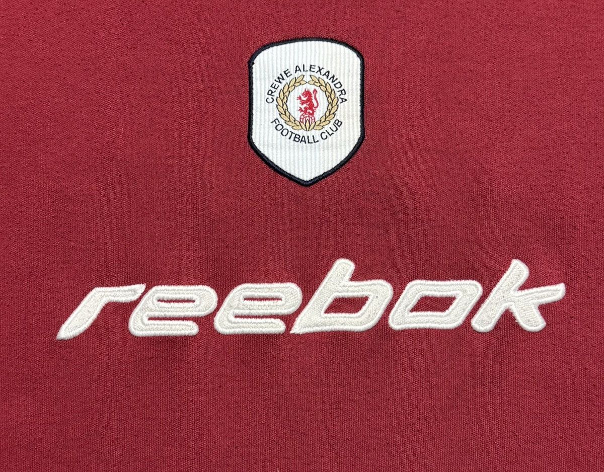 Reebok Crewe Alexandra 2004 2005 Football Soccer Sweatshirt Reebok Size US XL / EU 56 / 4 - 9 Thumbnail
