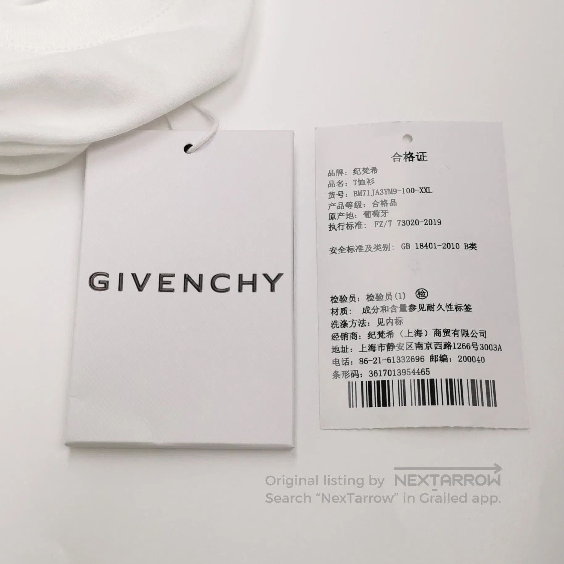 Givenchy Givenchy Cotton Logo Crewneck T. Size US XXL / EU 58 / 5 - 1 Thumbnail