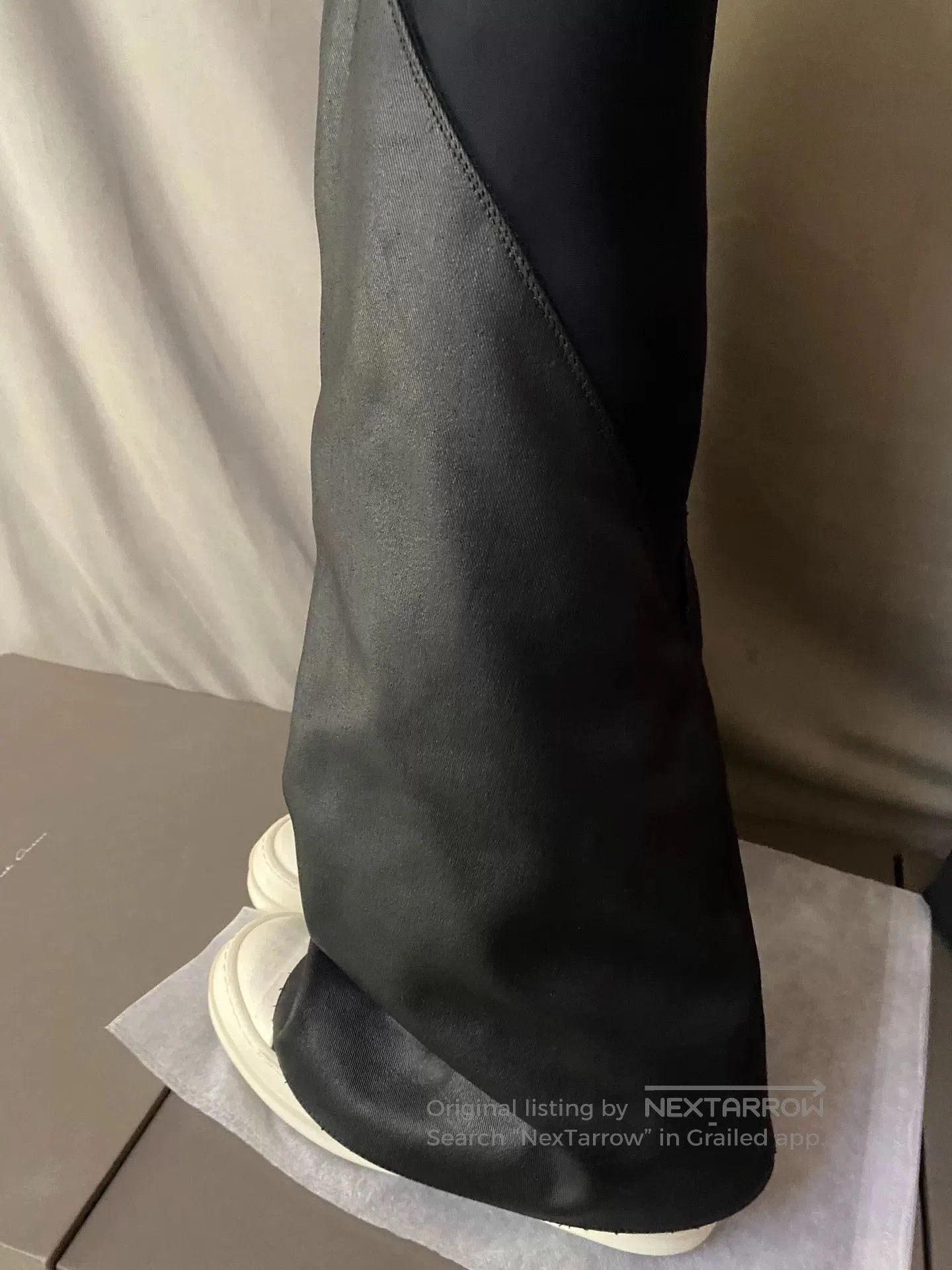 Rick Owens Rick Owens Waxed Panel Pocket Boots. Size US 7 / IT 37 - 2 Thumbnail