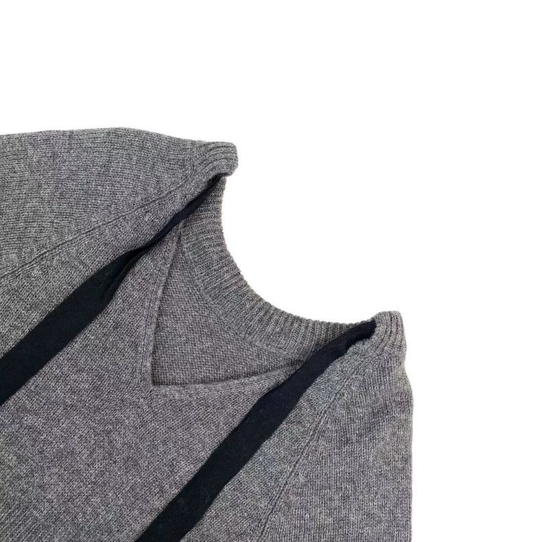 Prada Prada Bow knitted stitching dress Size S / US 4 / IT 40 - 3 Thumbnail
