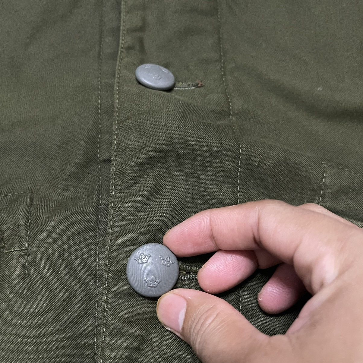 Other Vintage 80’s Swedish Army Military M59 Field Jacket Size US S / EU 44-46 / 1 - 6 Thumbnail