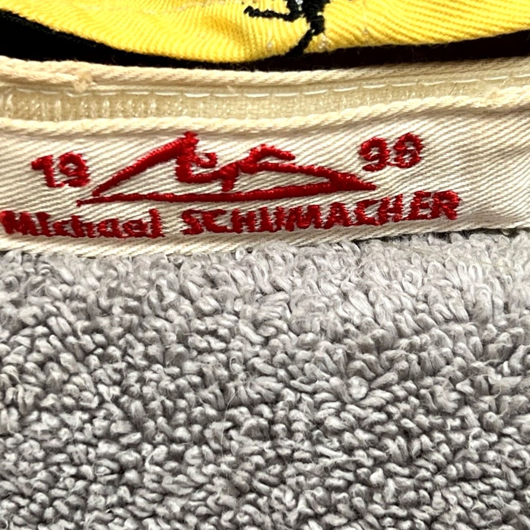 Ferrari Vintage Red Snapback Hat Cap - Michael Schumacher Ferrari F1 1998 DVAG Size ONE SIZE - 7 Thumbnail