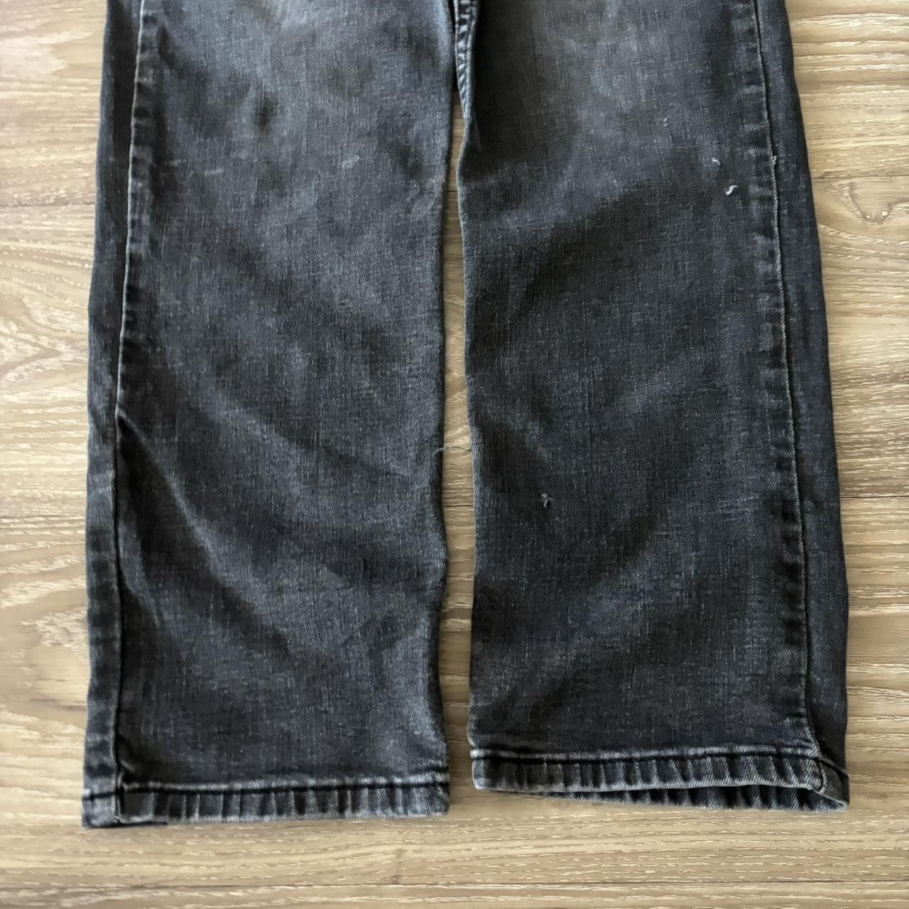 Vintage Crazy Vintage Y2K/2000s Grunge Faded Black Denim Jeans! 34x30 Size US 34 / EU 50 - 7 Thumbnail