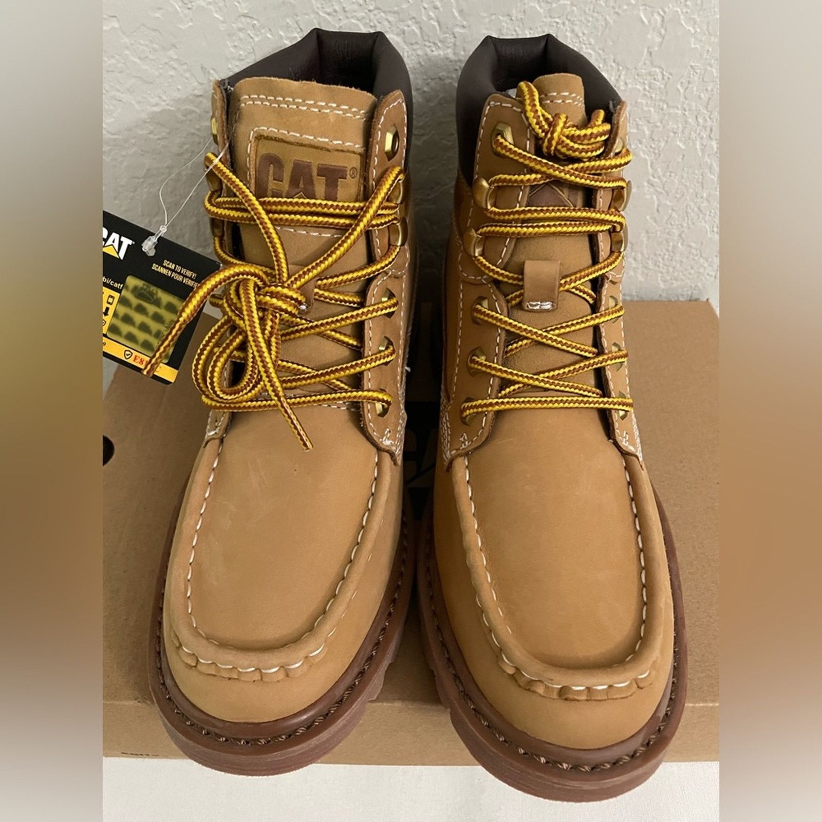Caterpillar CAT Caterpillar Colorado 2.0 Moc Toe Boot Honey Men 7 Size US 7 / EU 40 - 2 Thumbnail