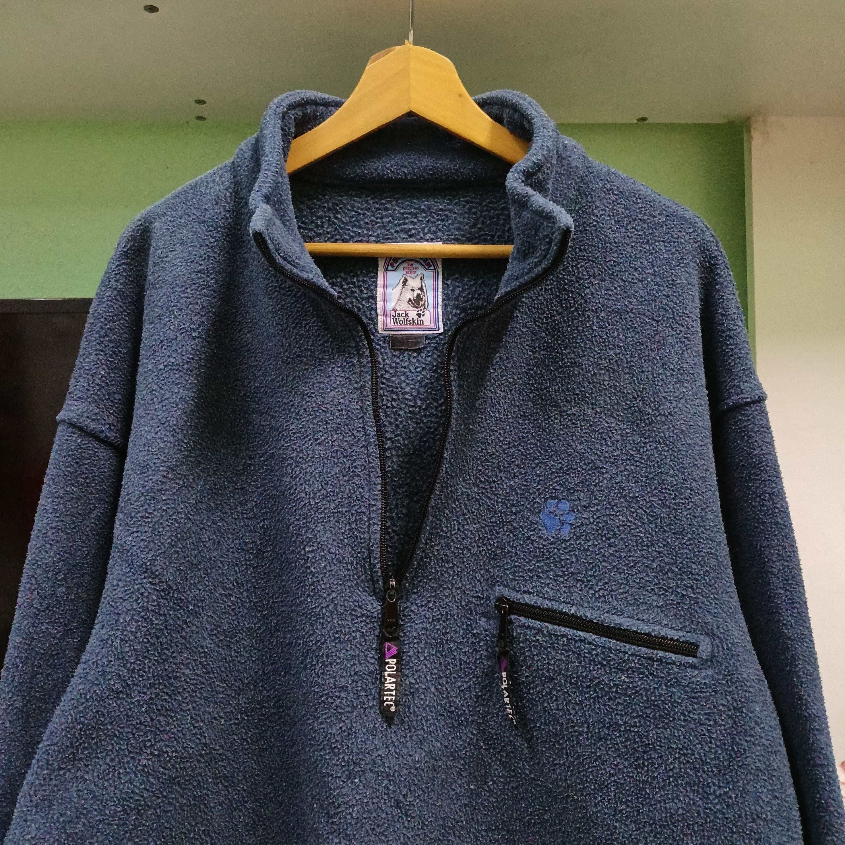 Jack Wolfskin Jack Wolfskin Polartec Fleece Sweaters Half Zip Size US XL / EU 56 / 4 - 9 Thumbnail
