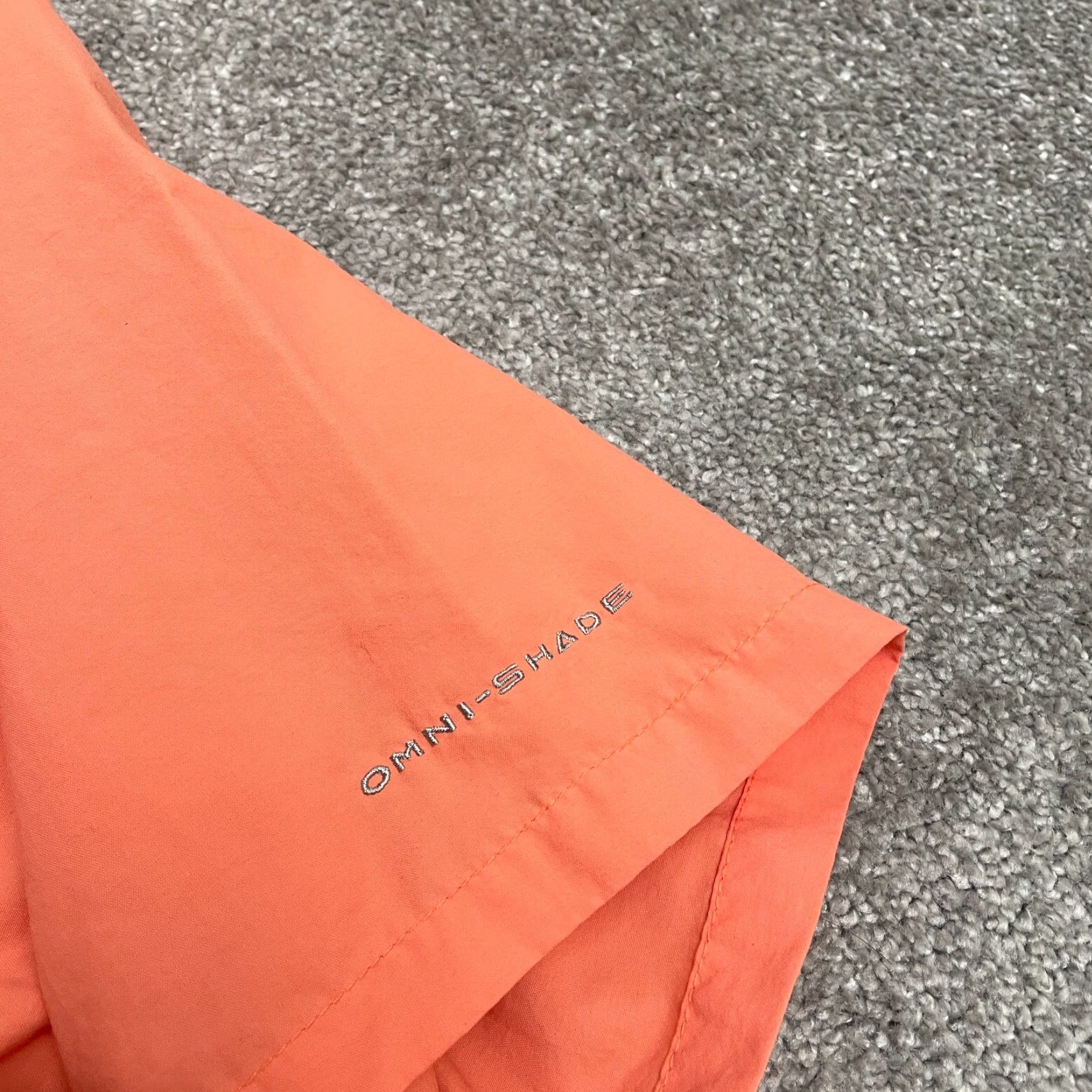 Vintage Columbia PFG Omni-Shade Bahama Shirt Men L Orange Short Sleeve Button-Up Casual Size US L / EU 52-54 / 3 - 4 Thumbnail